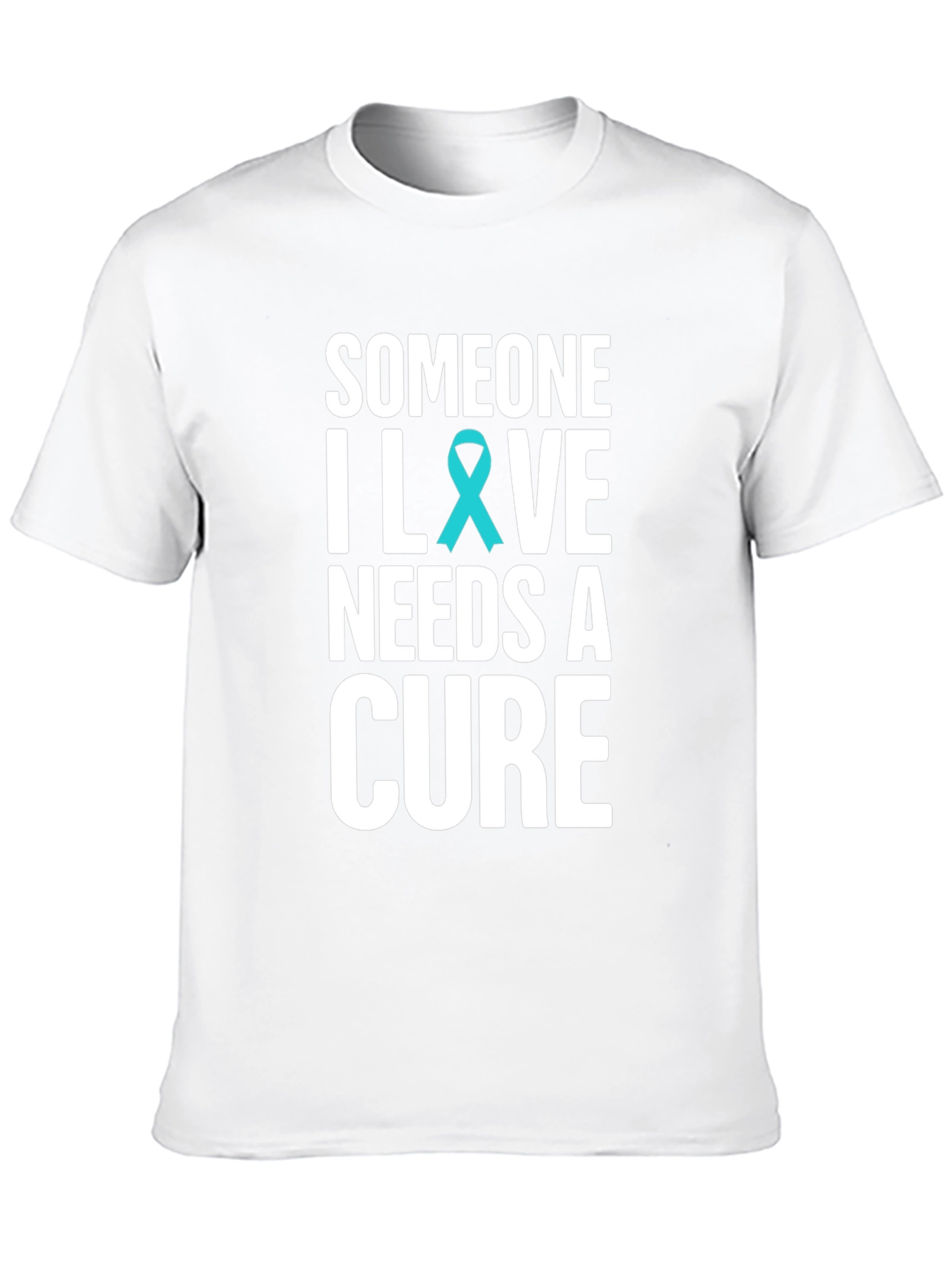 Camiseta Negra Someone I Love Needs a Cure