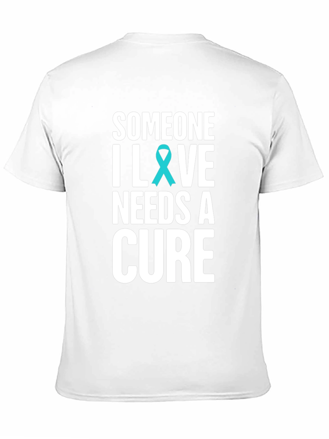 Camiseta Negra Someone I Love Needs a Cure