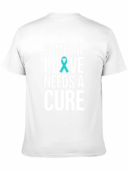Camiseta Negra Someone I Love Needs a Cure