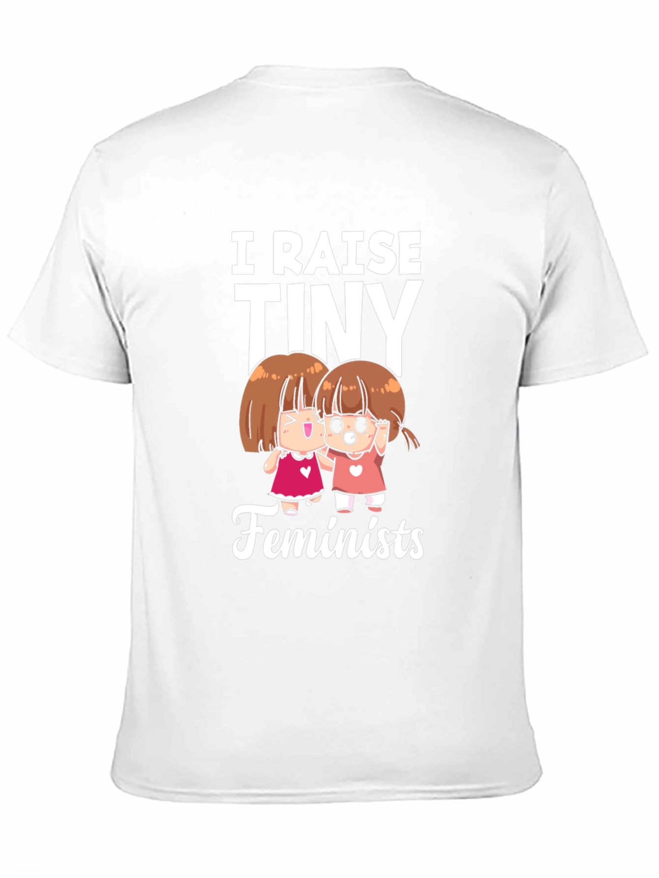 Camiseta Negra: Yo Crío Pequeñas Feministas