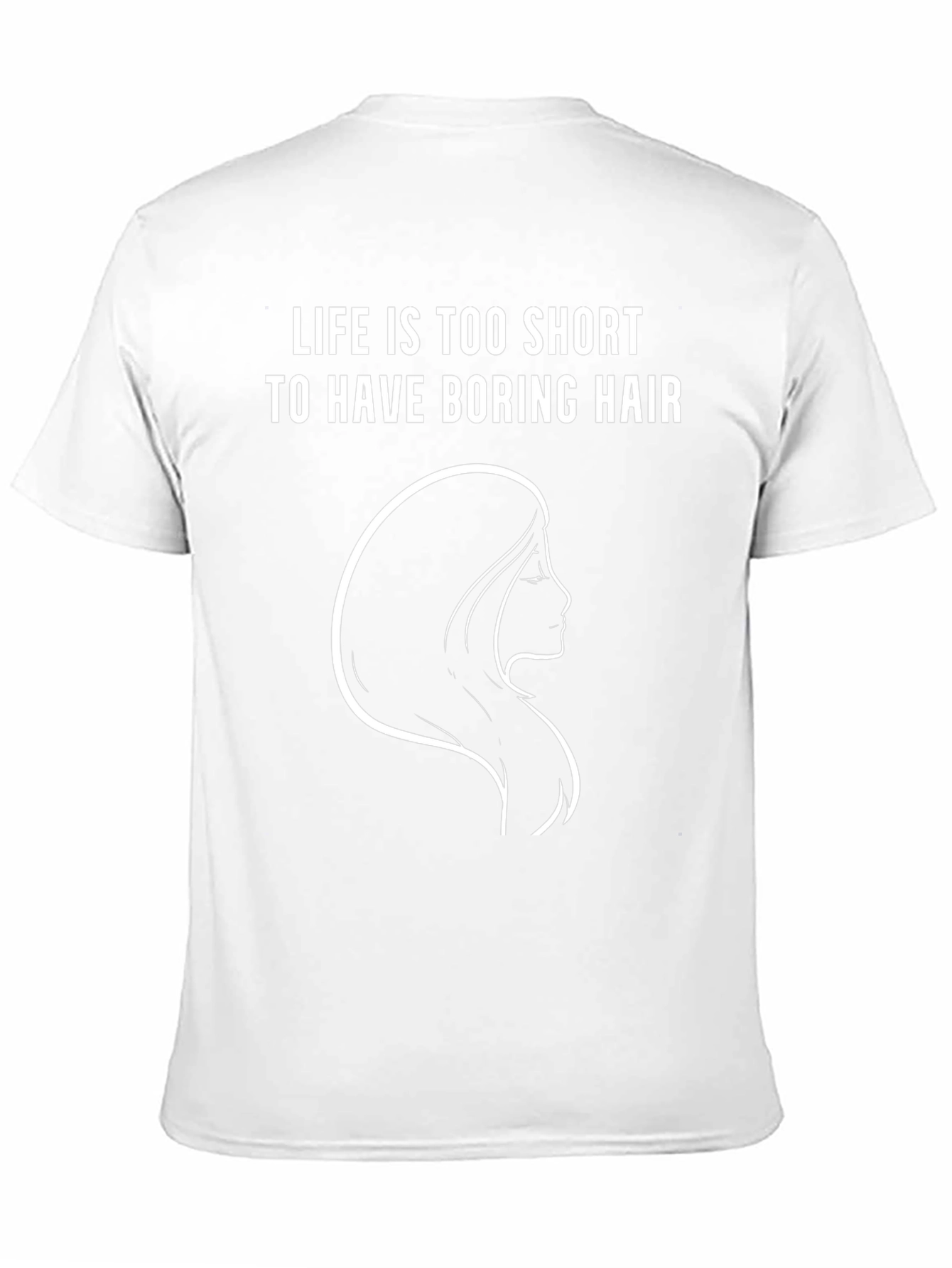 Camiseta Negra - Pelo Divertido