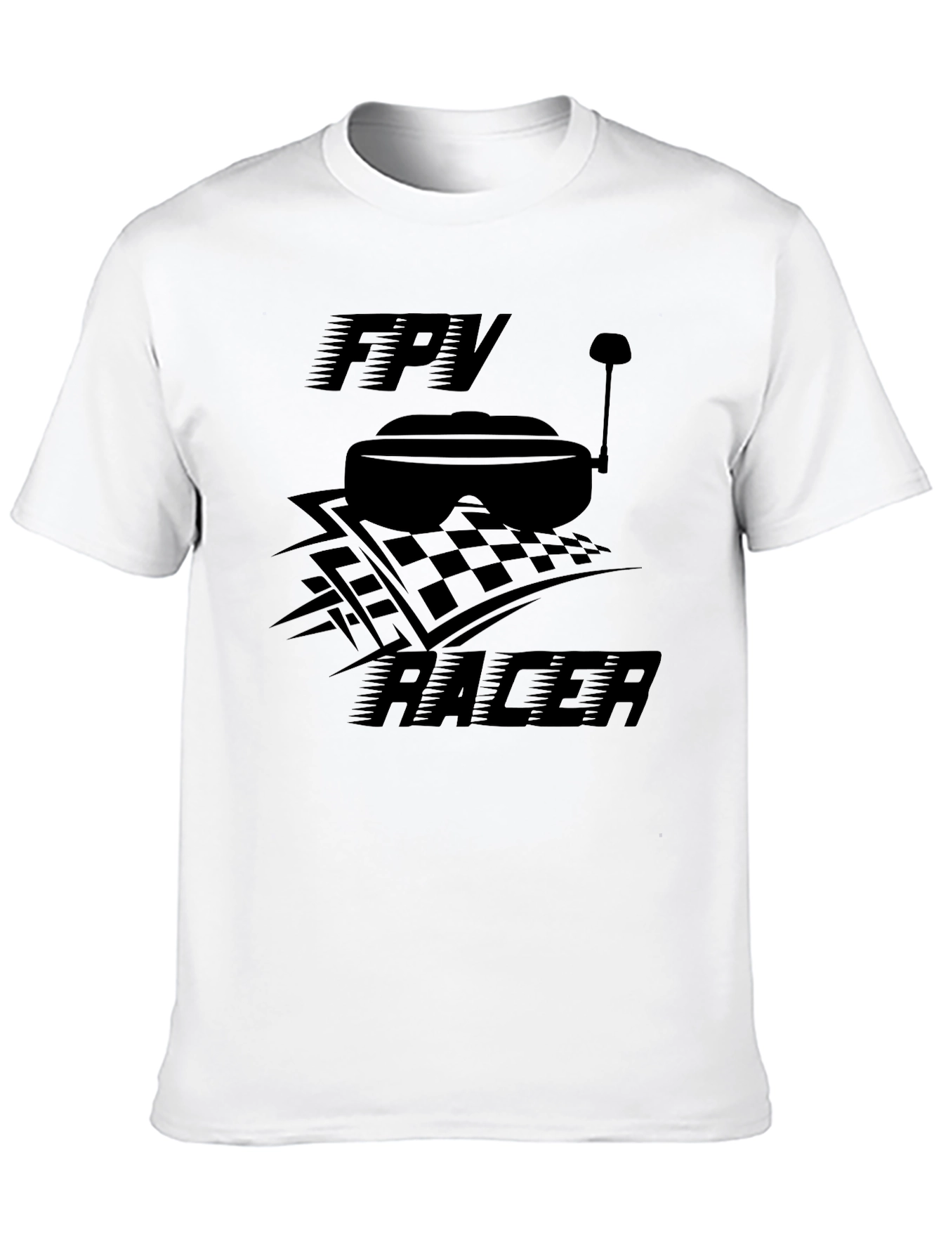 Camiseta Negra FPV Racer