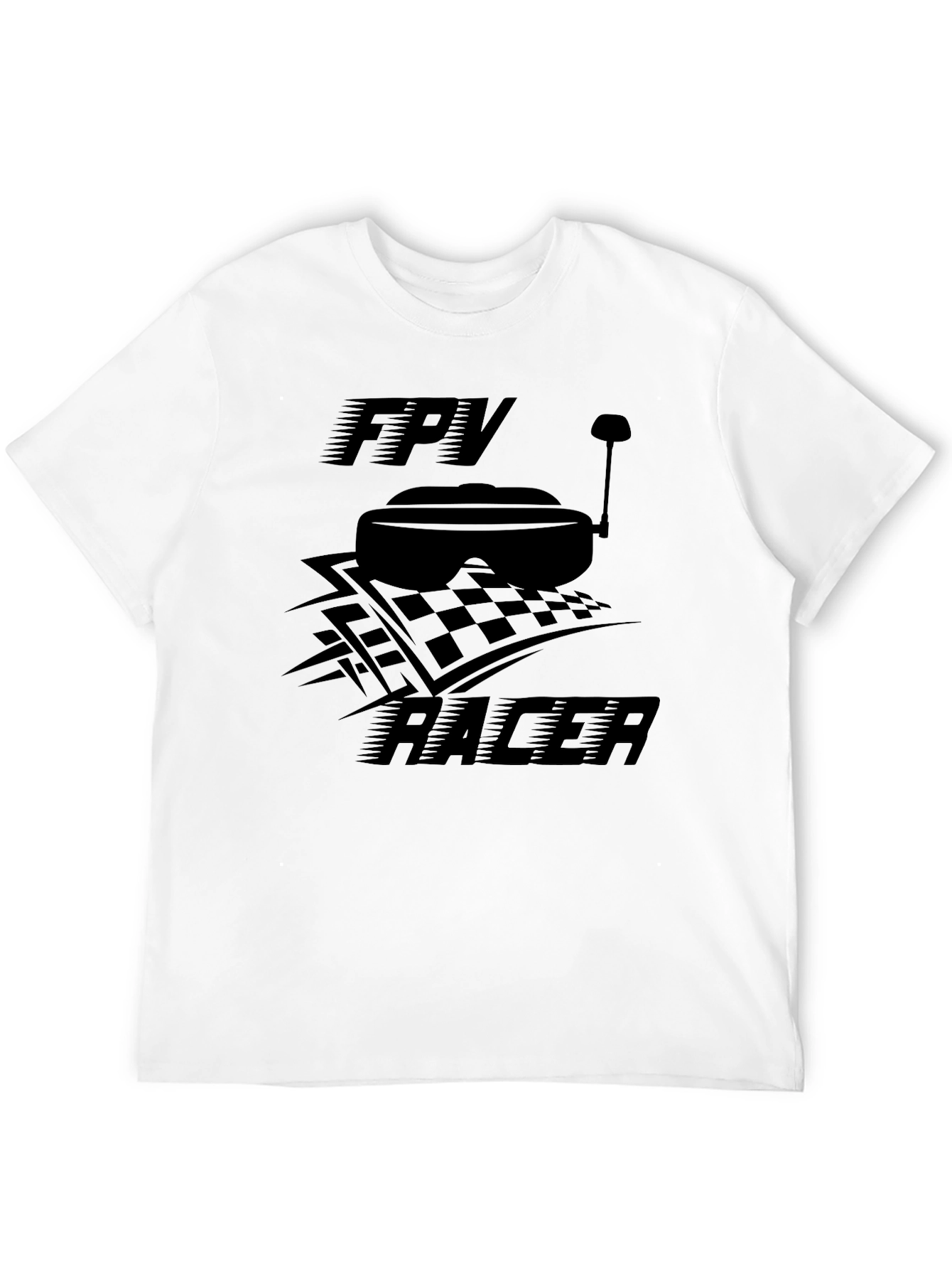 Camiseta Negra FPV Racer