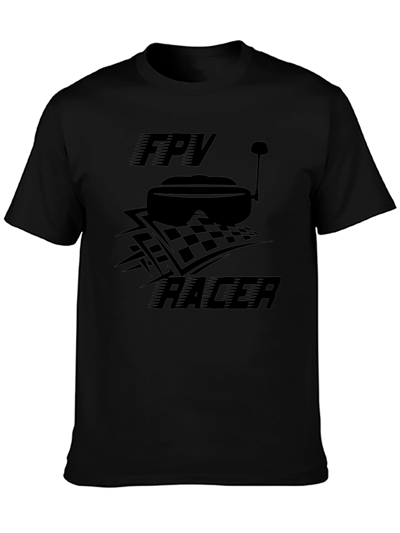 Camiseta Negra FPV Racer