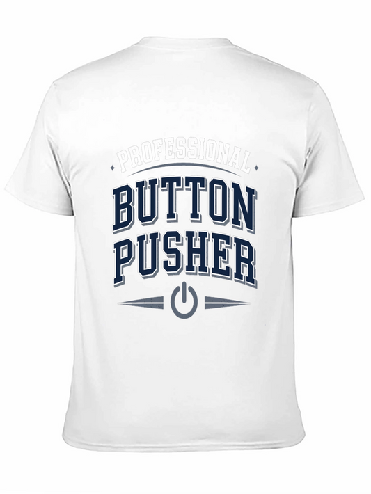Camiseta Negra Professional Button Pusher