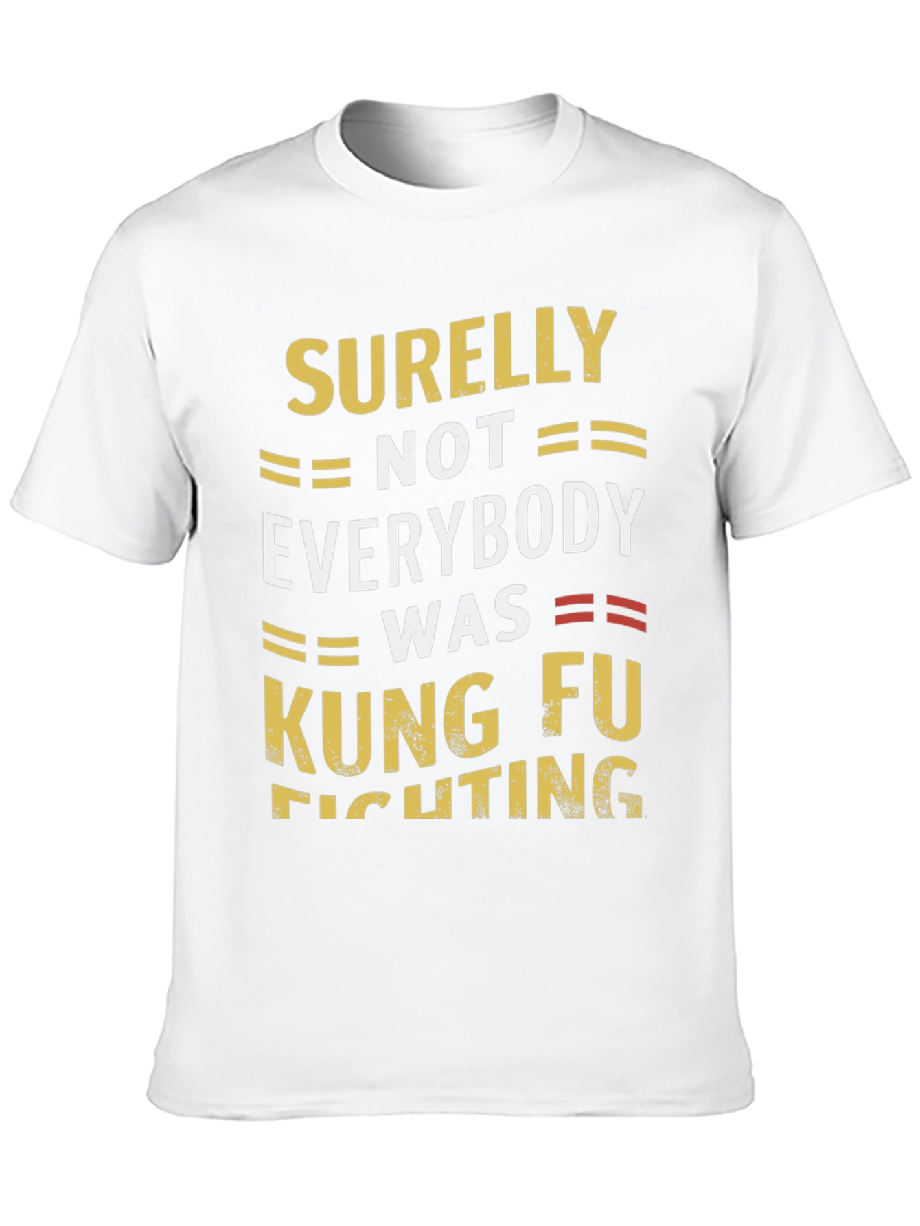 Camiseta Negra Humorística Kung Fu