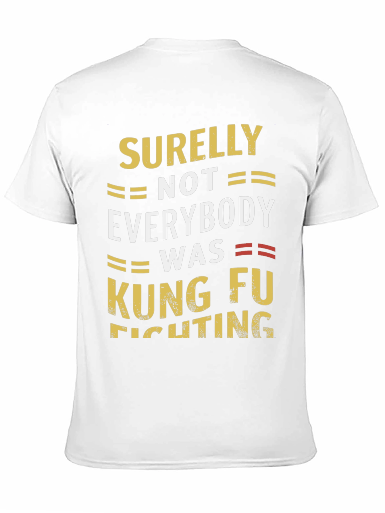 Camiseta Negra Humorística Kung Fu