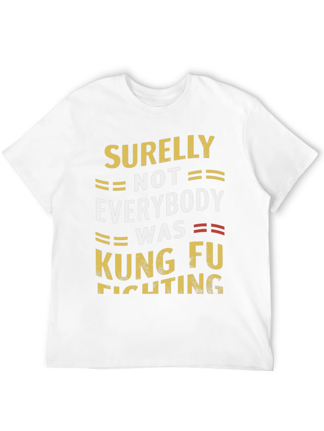 Camiseta Negra Humorística Kung Fu