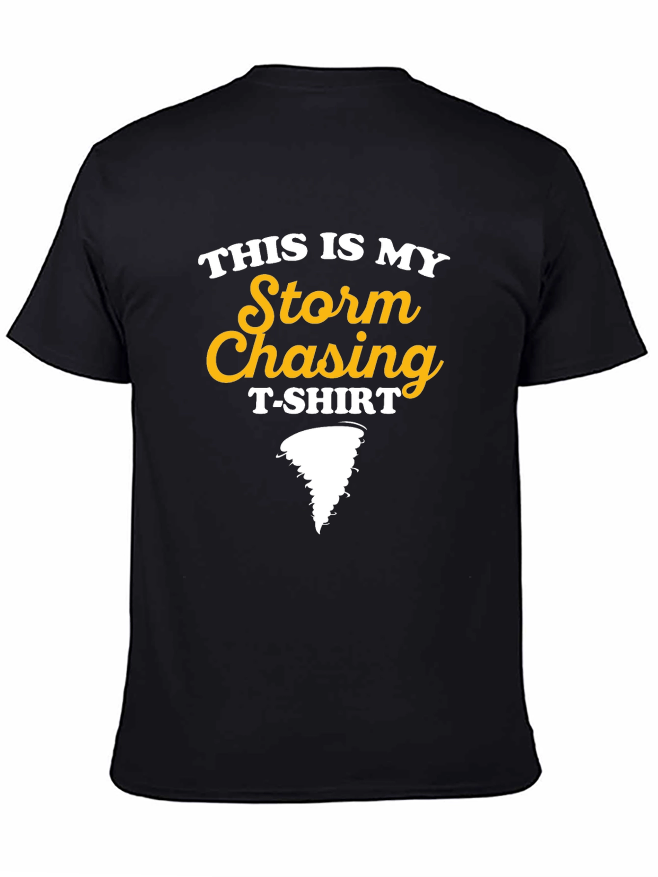 Camiseta Negra Cazador de Tormentas