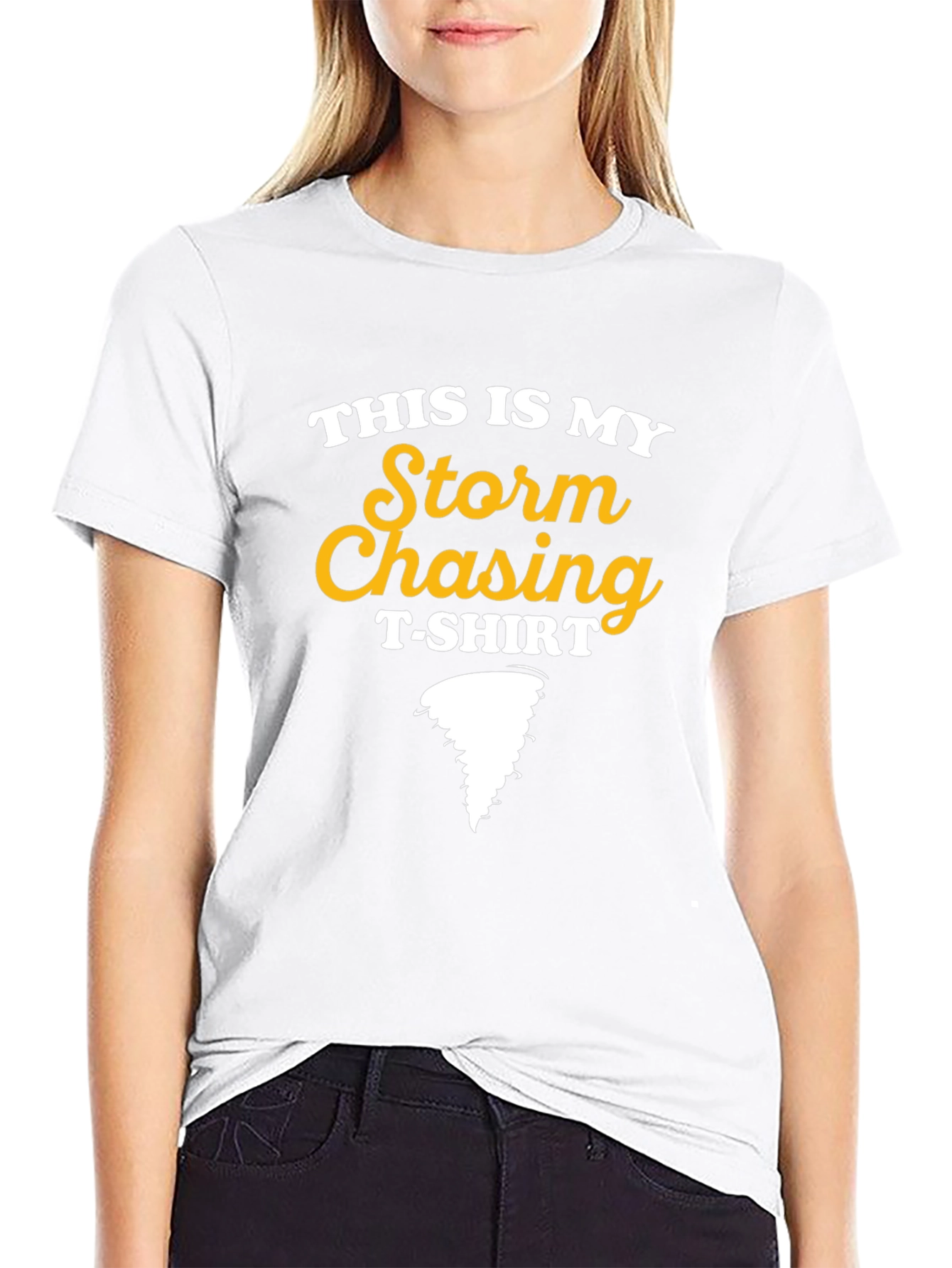 Camiseta Negra Cazador de Tormentas