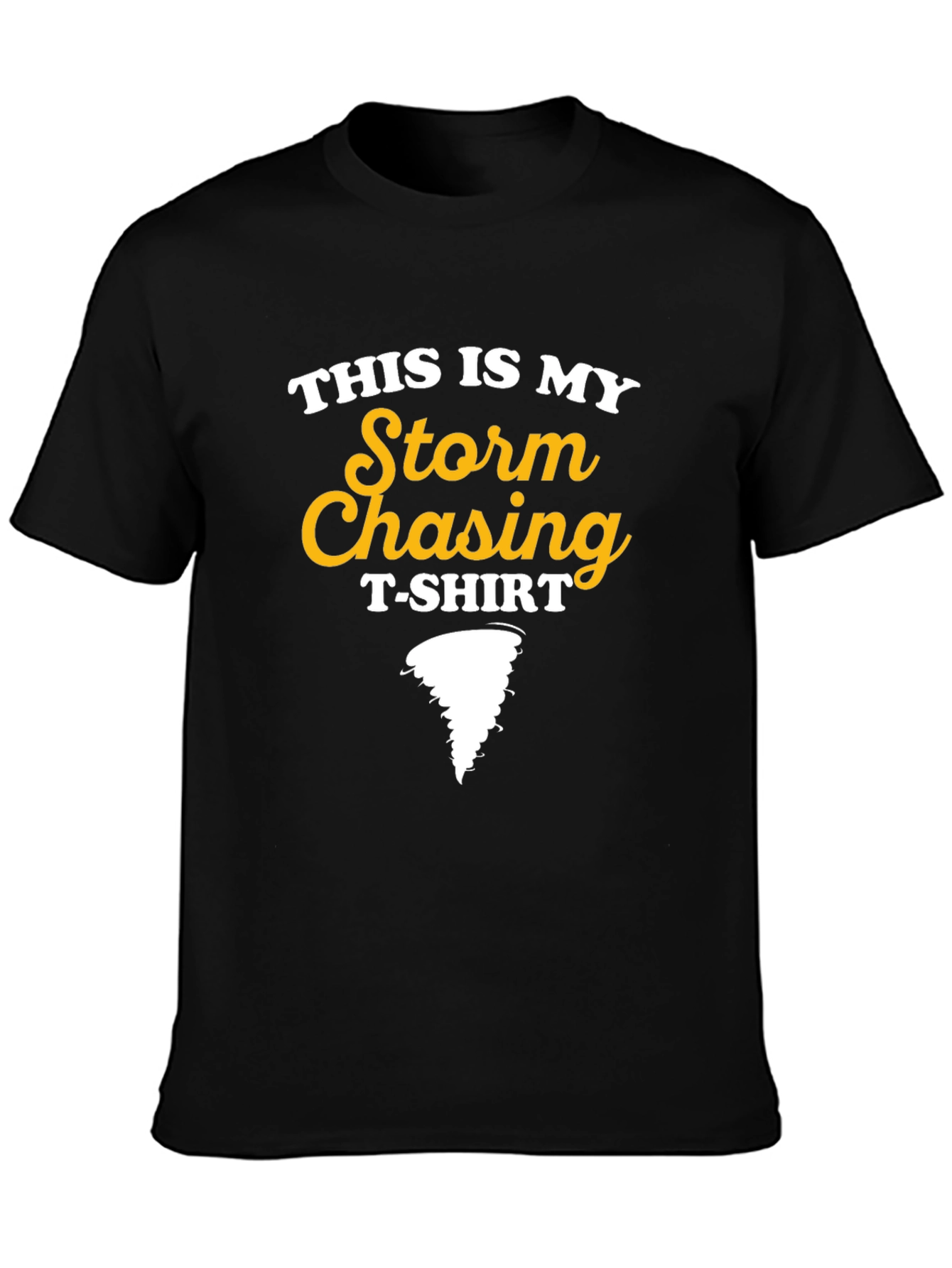 Camiseta Negra Cazador de Tormentas