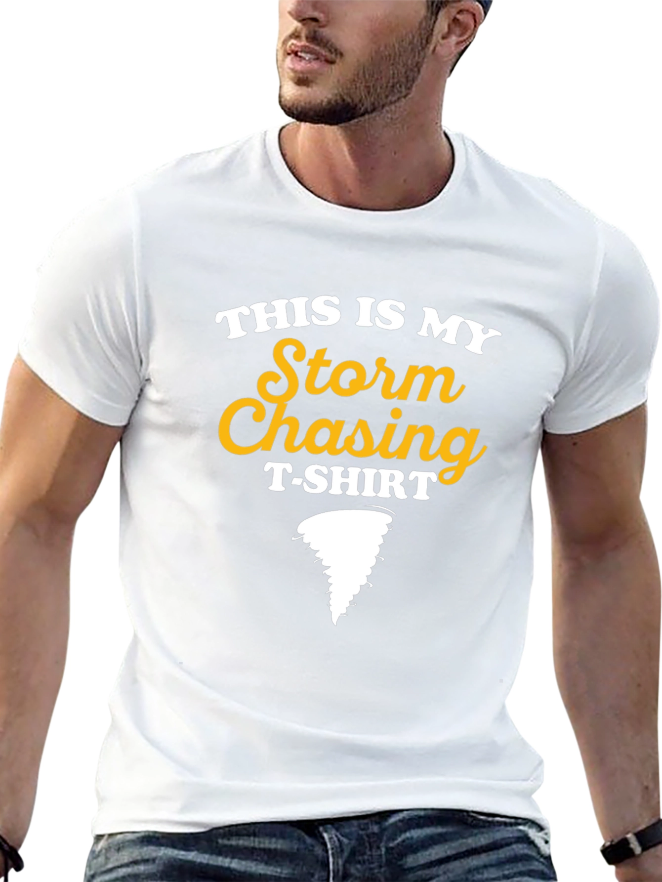 Camiseta Negra Cazador de Tormentas