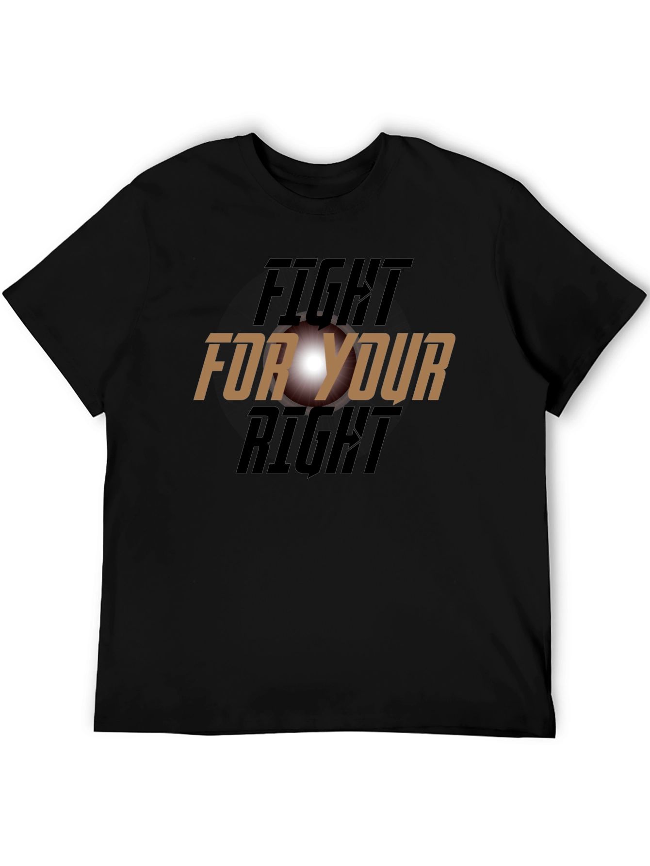 Camiseta Negra: Lucha Por Tu Derecho