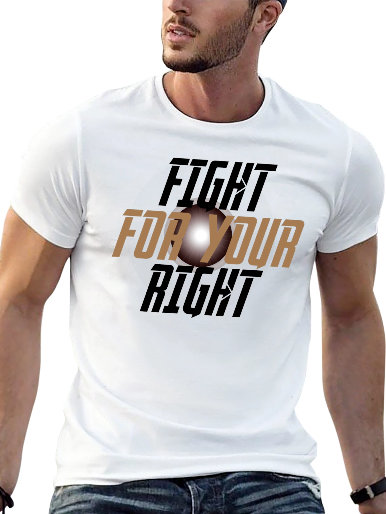 Camiseta Negra: Lucha Por Tu Derecho