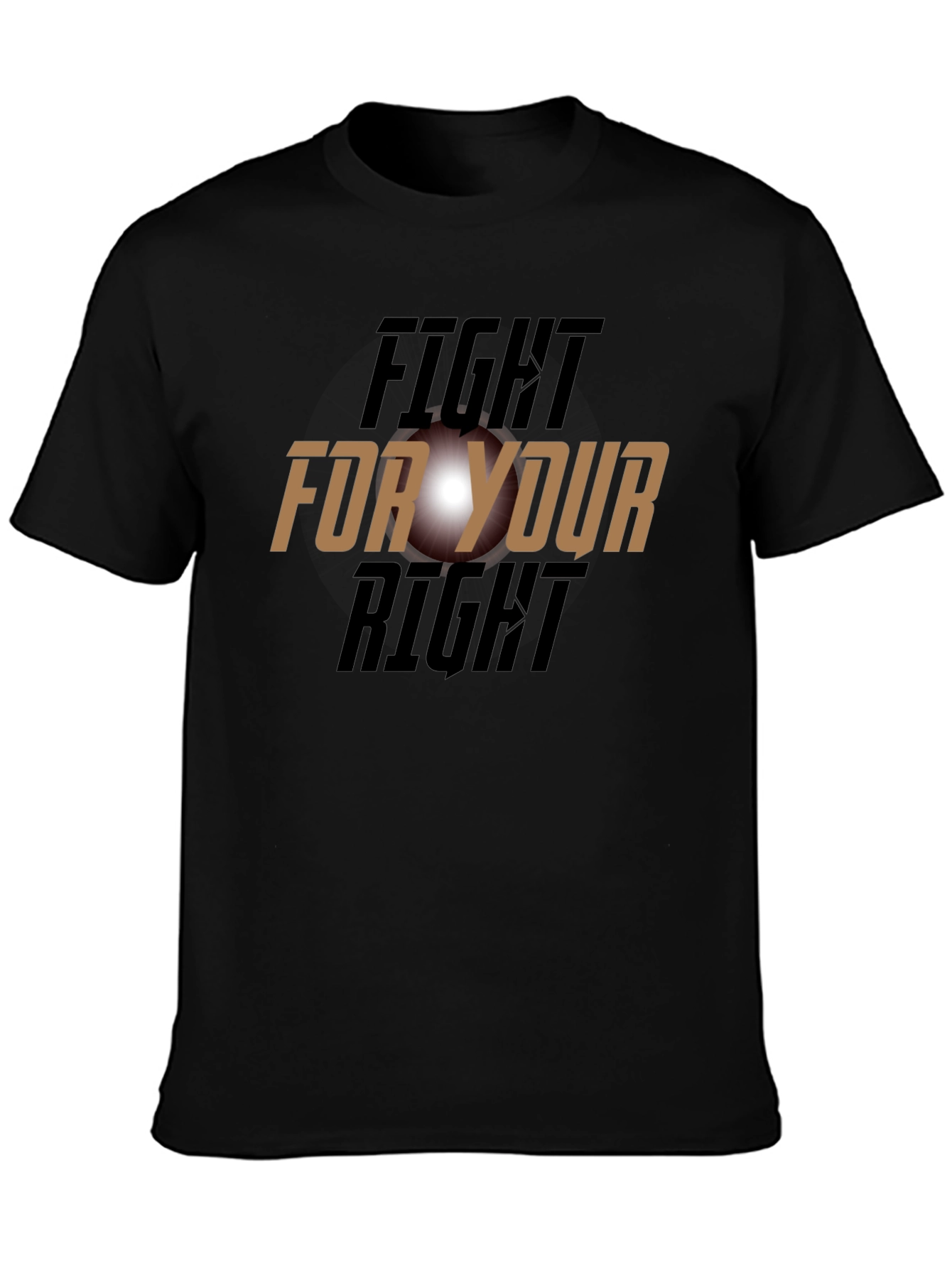 Camiseta Negra: Lucha Por Tu Derecho