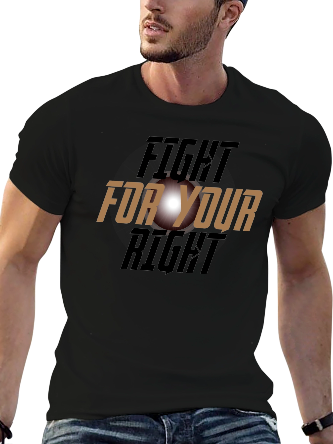 Camiseta Negra: Lucha Por Tu Derecho