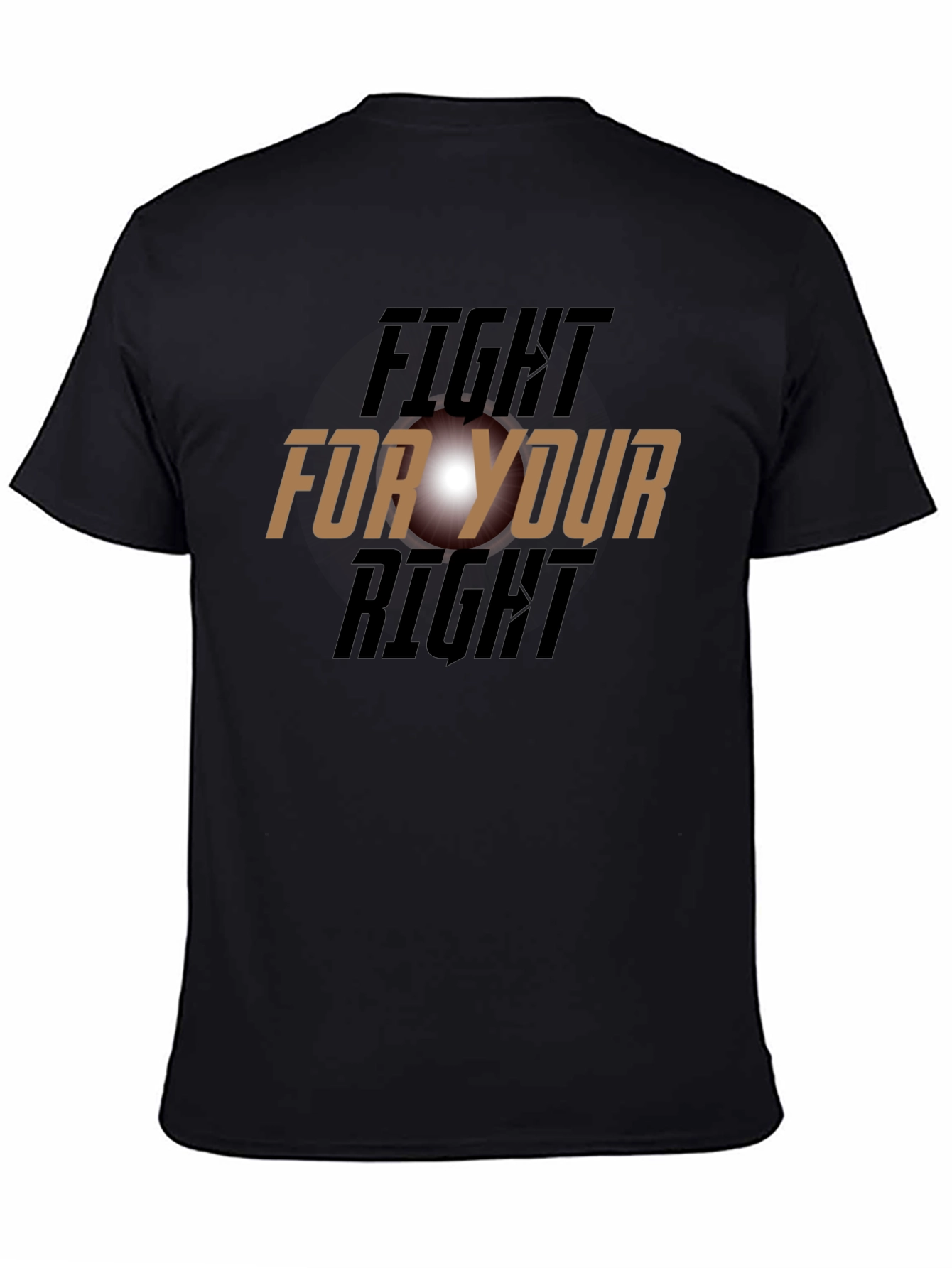 Camiseta Negra: Lucha Por Tu Derecho