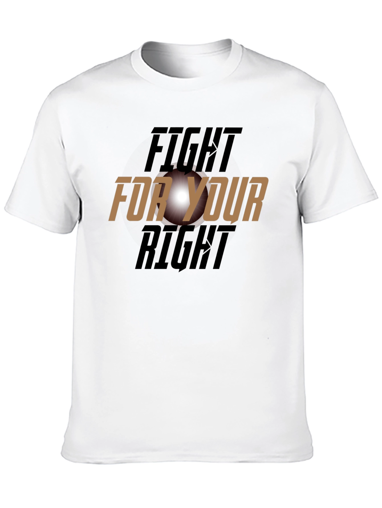Camiseta Negra: Lucha Por Tu Derecho