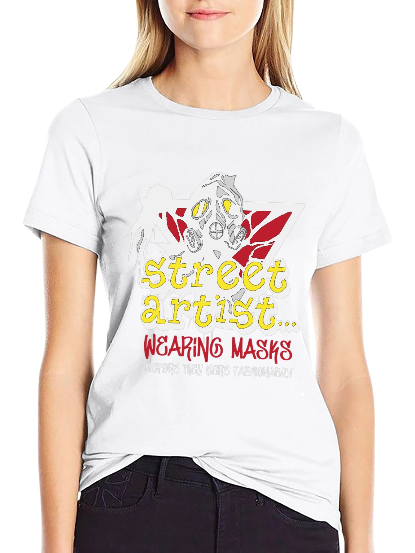 Camiseta Negra Street Artist con Diseño Único