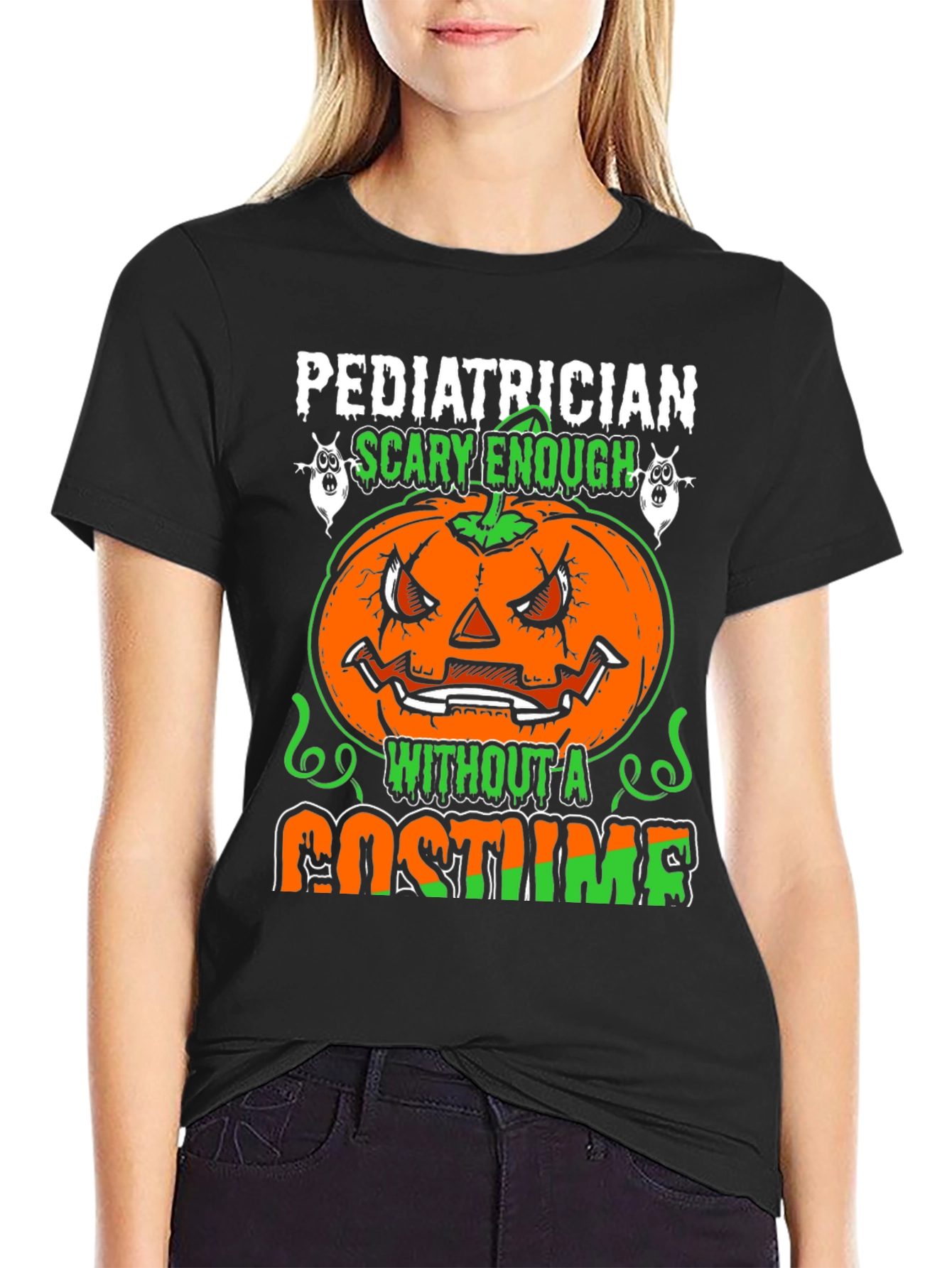 Camiseta Pediátrica Divertida de Halloween
