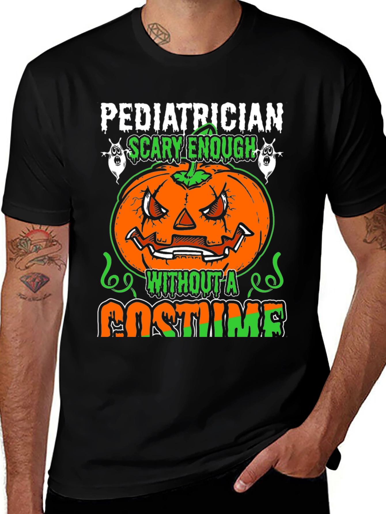 Camiseta Pediátrica Divertida de Halloween