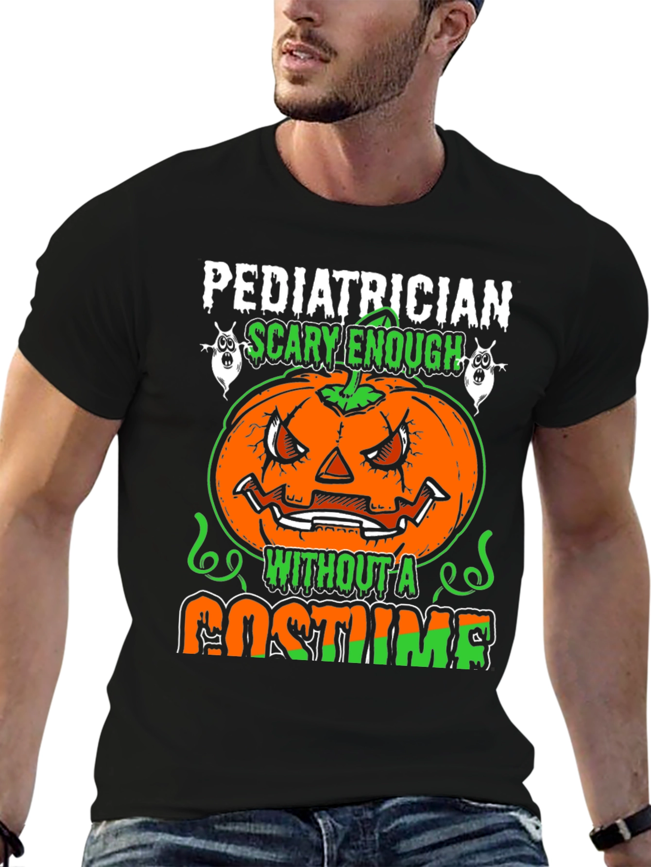 Camiseta Pediátrica Divertida de Halloween