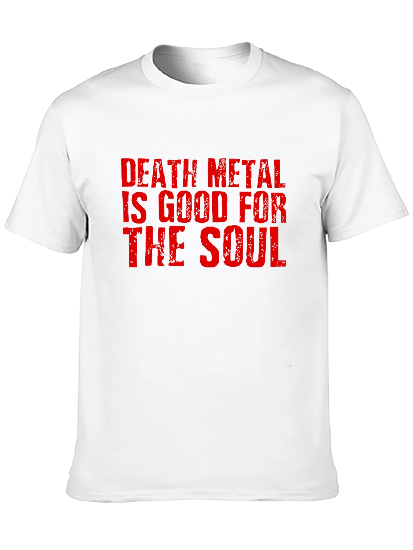Camiseta Negra Death Metal para Hombre