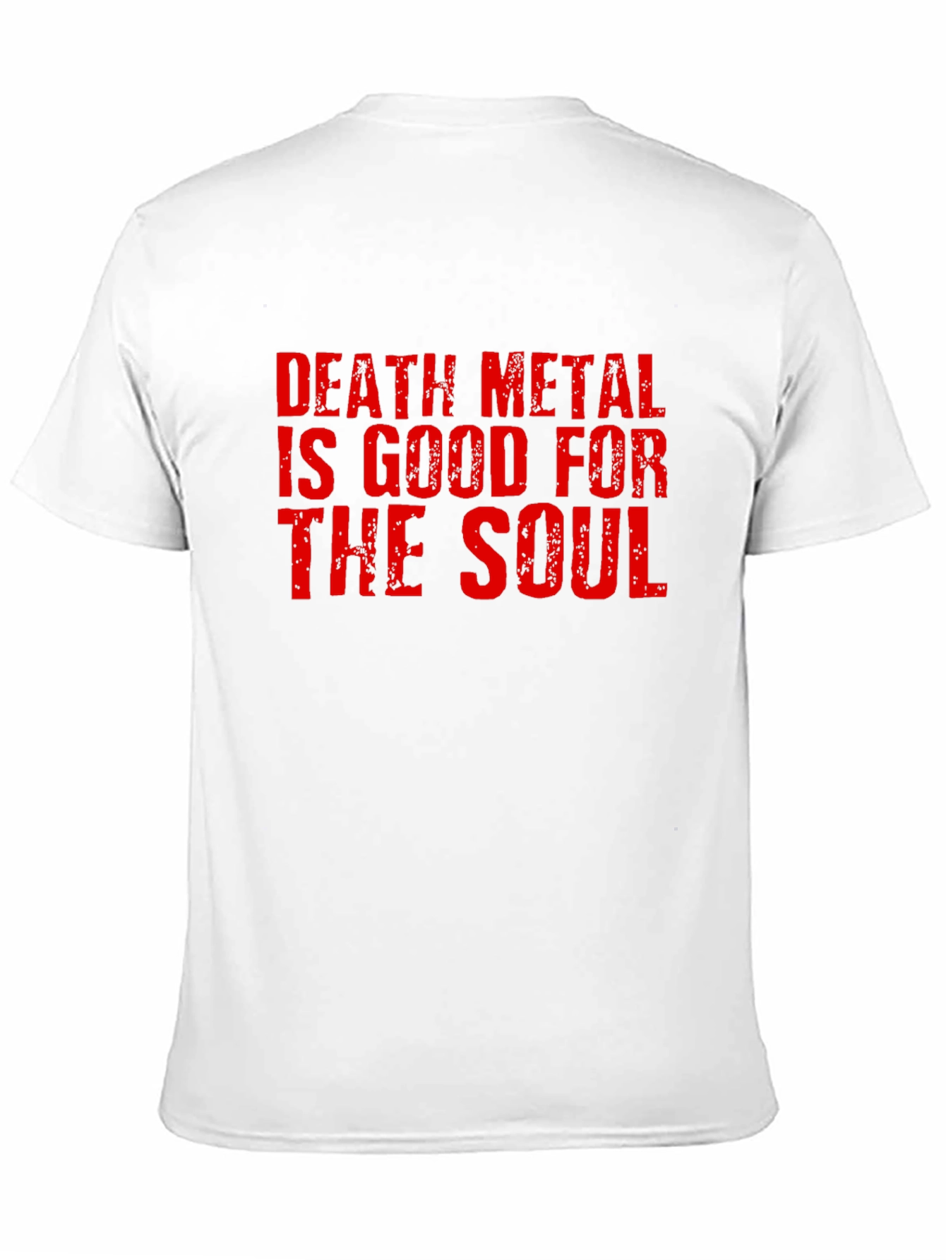 Camiseta Negra Death Metal para Hombre