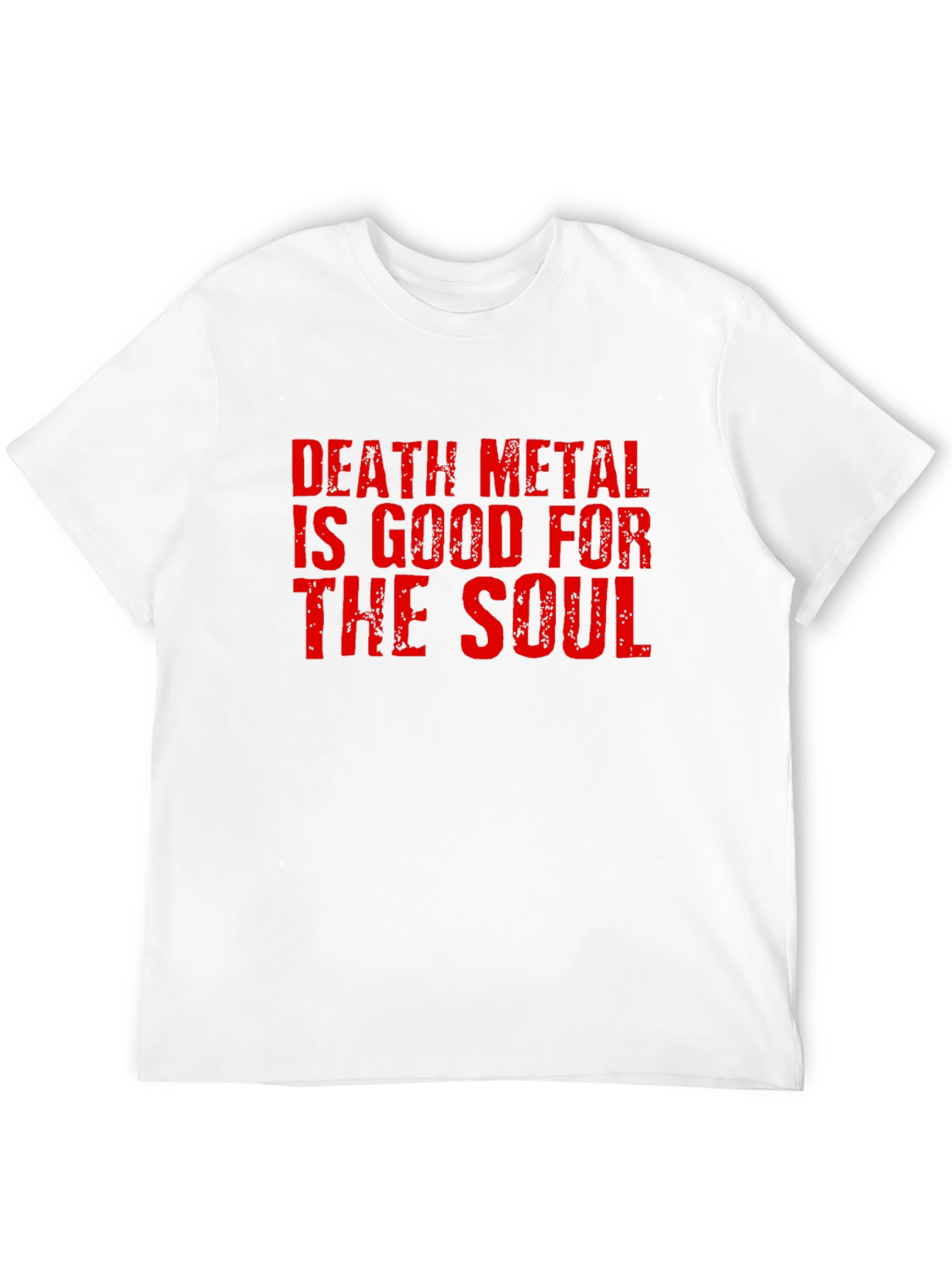 Camiseta Negra Death Metal para Hombre