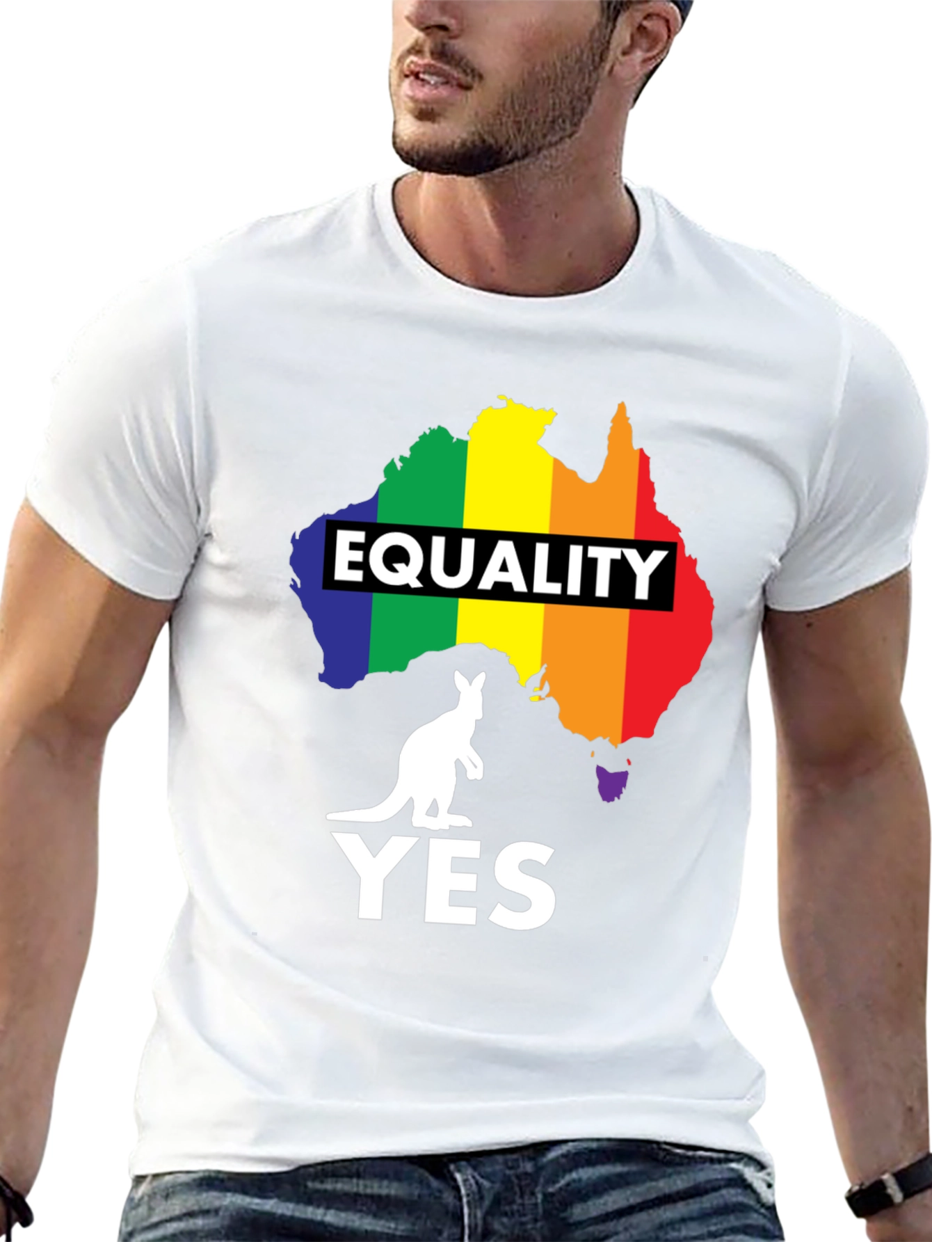 Camiseta Igualdad Australia LGBTQ+ Sí