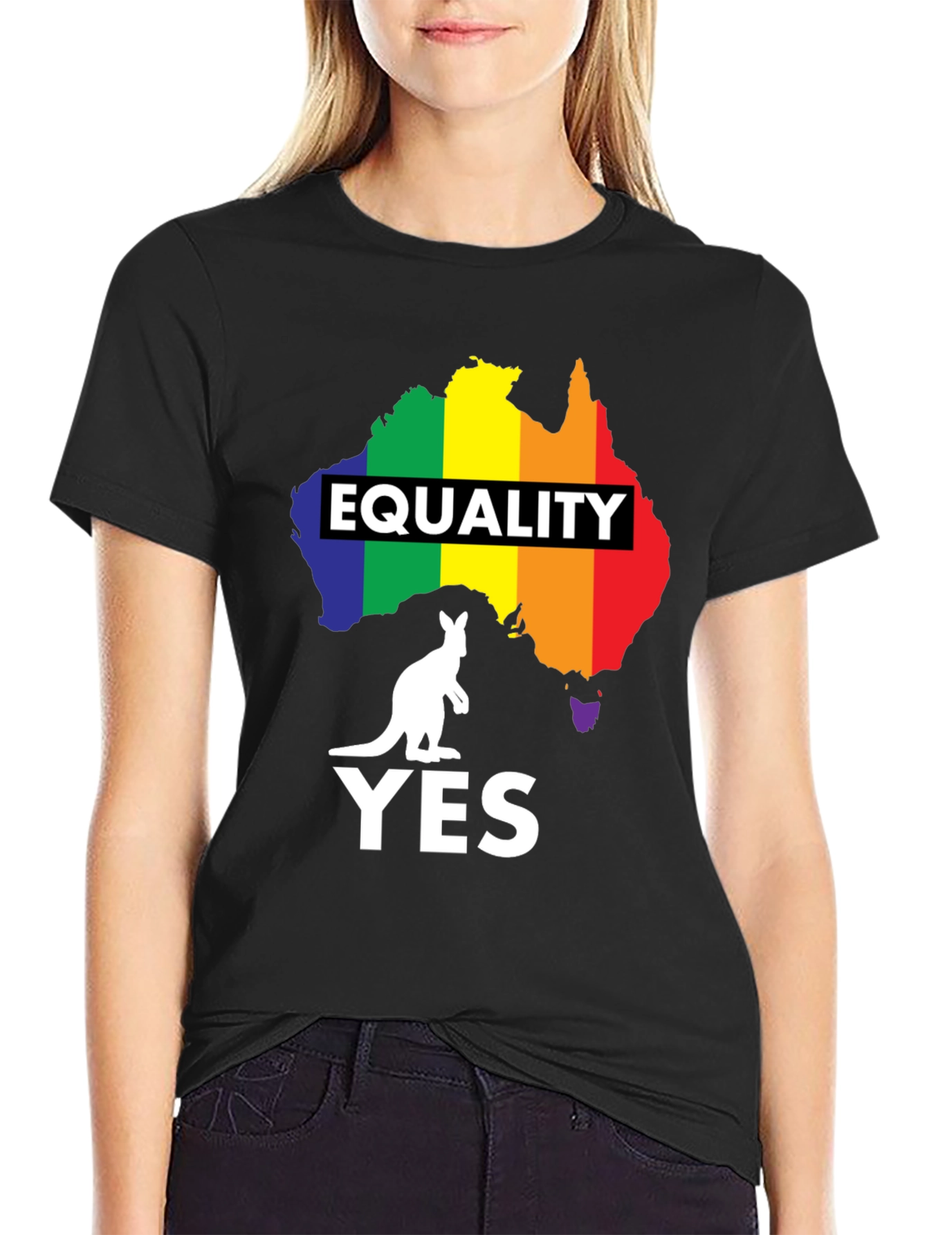 Camiseta Igualdad Australia LGBTQ+ Sí