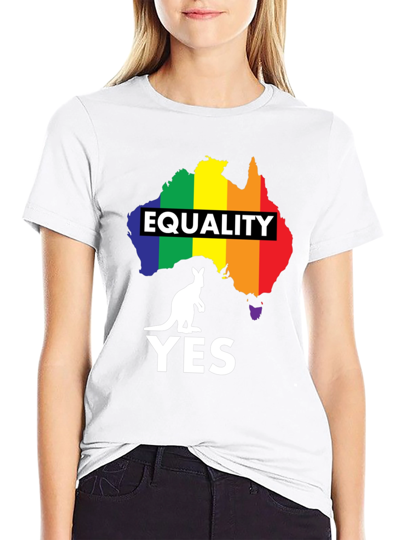 Camiseta Igualdad Australia LGBTQ+ Sí