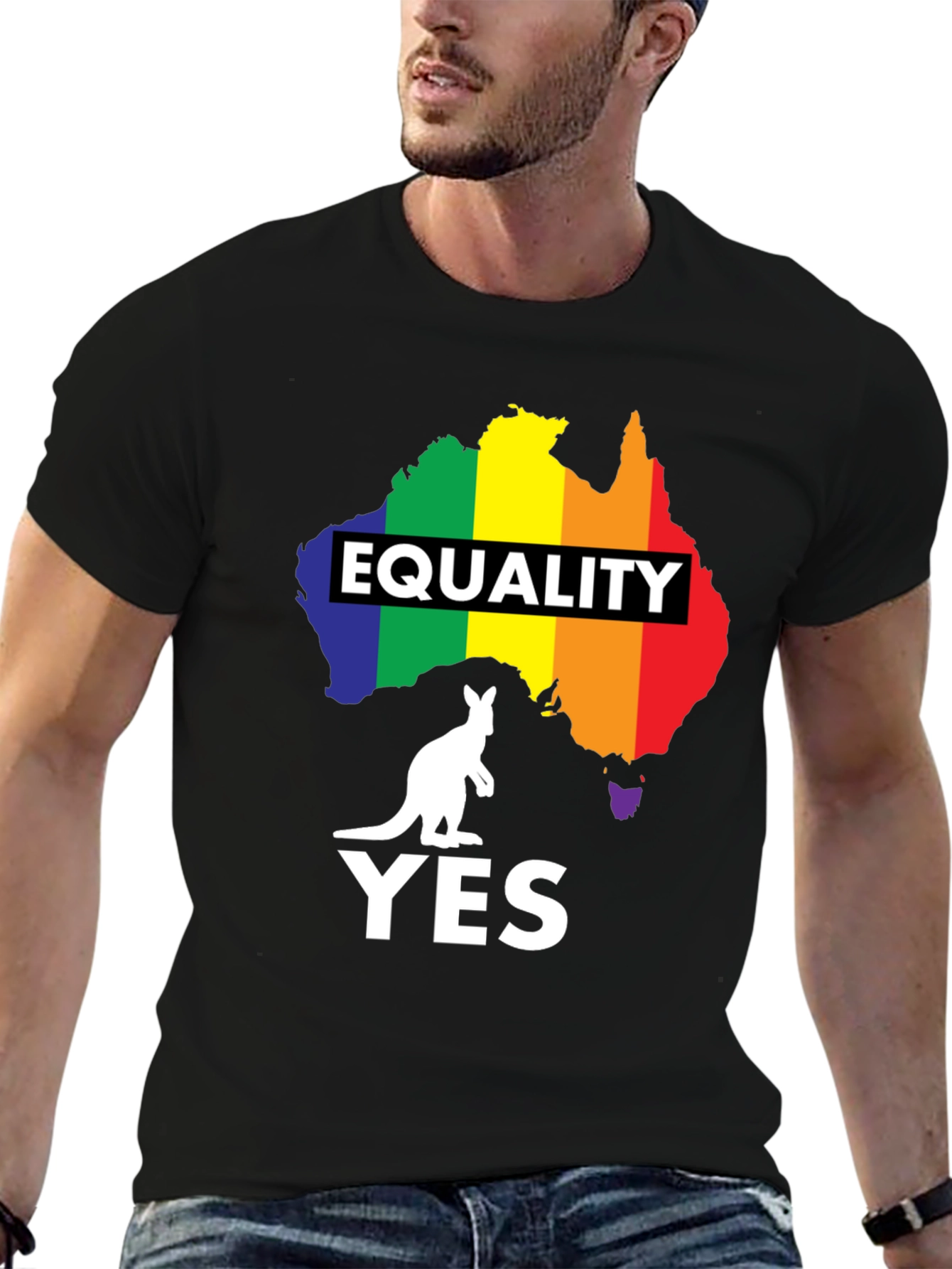 Camiseta Igualdad Australia LGBTQ+ Sí