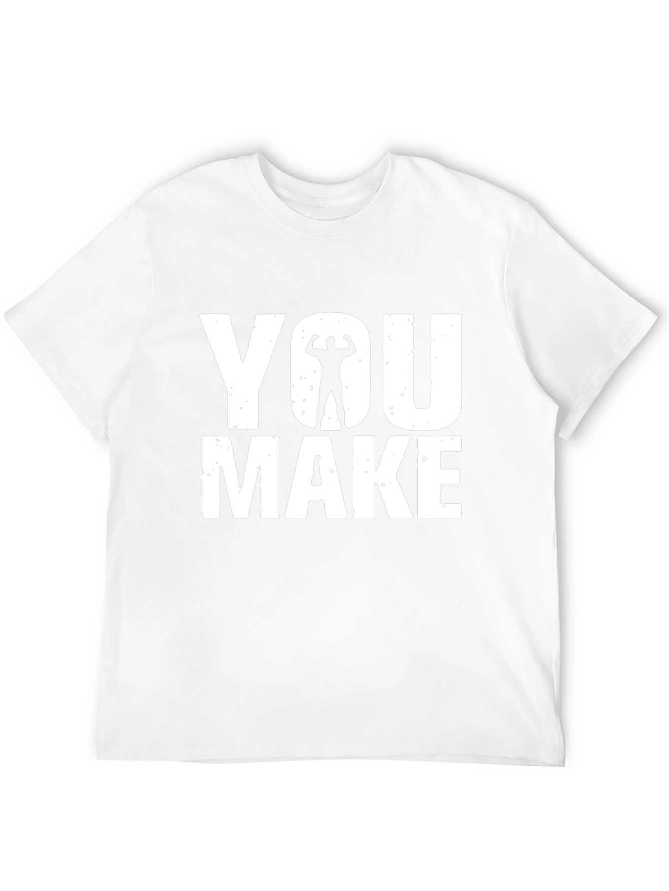 Camiseta Negra YOU MAKE ME Gimnasio