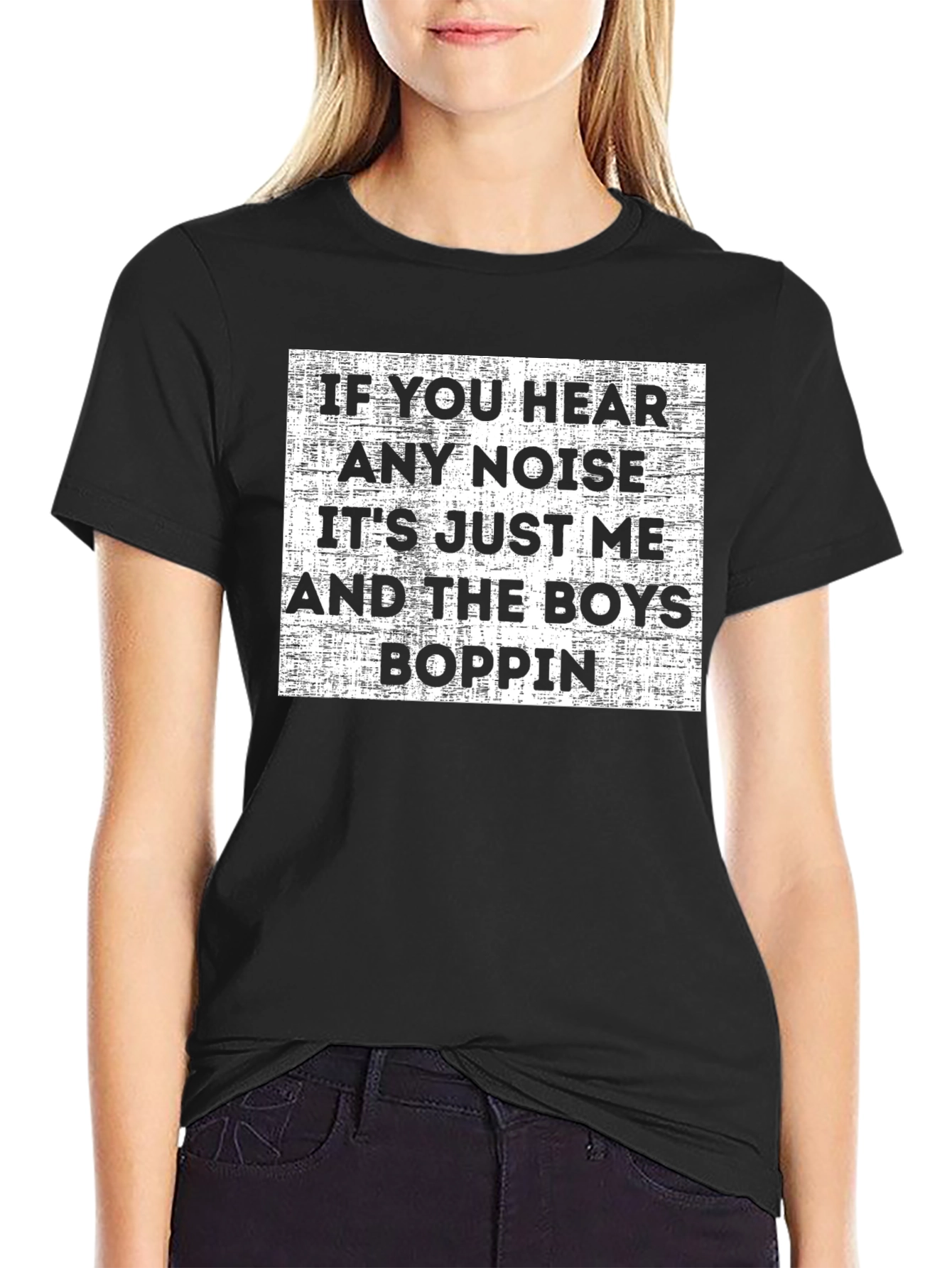 Camiseta Negra Si Oyes Ruido