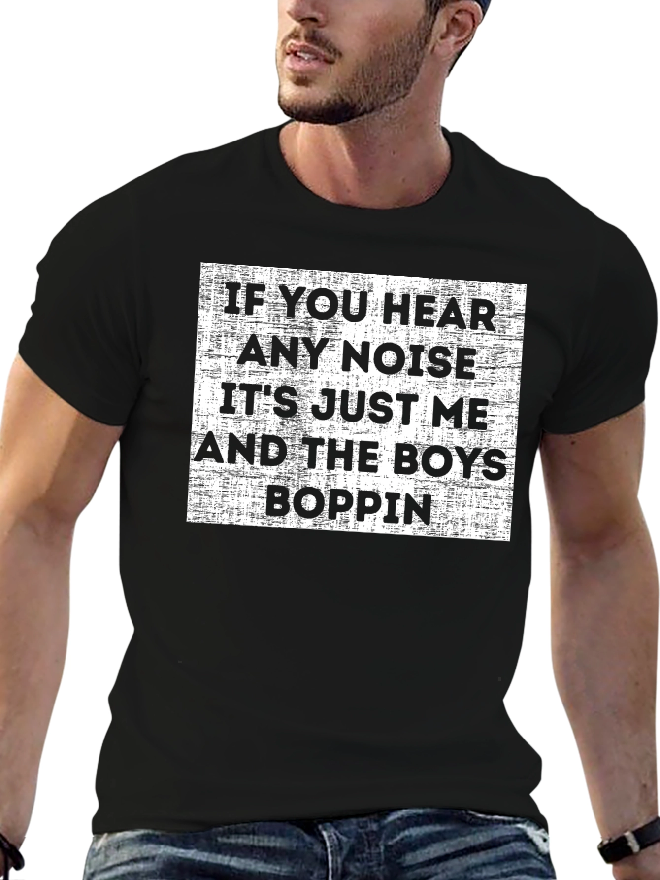 Camiseta Negra Si Oyes Ruido