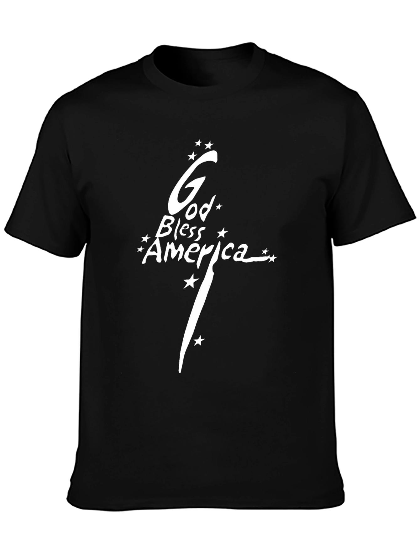Camiseta Negra: Dios Bendiga América