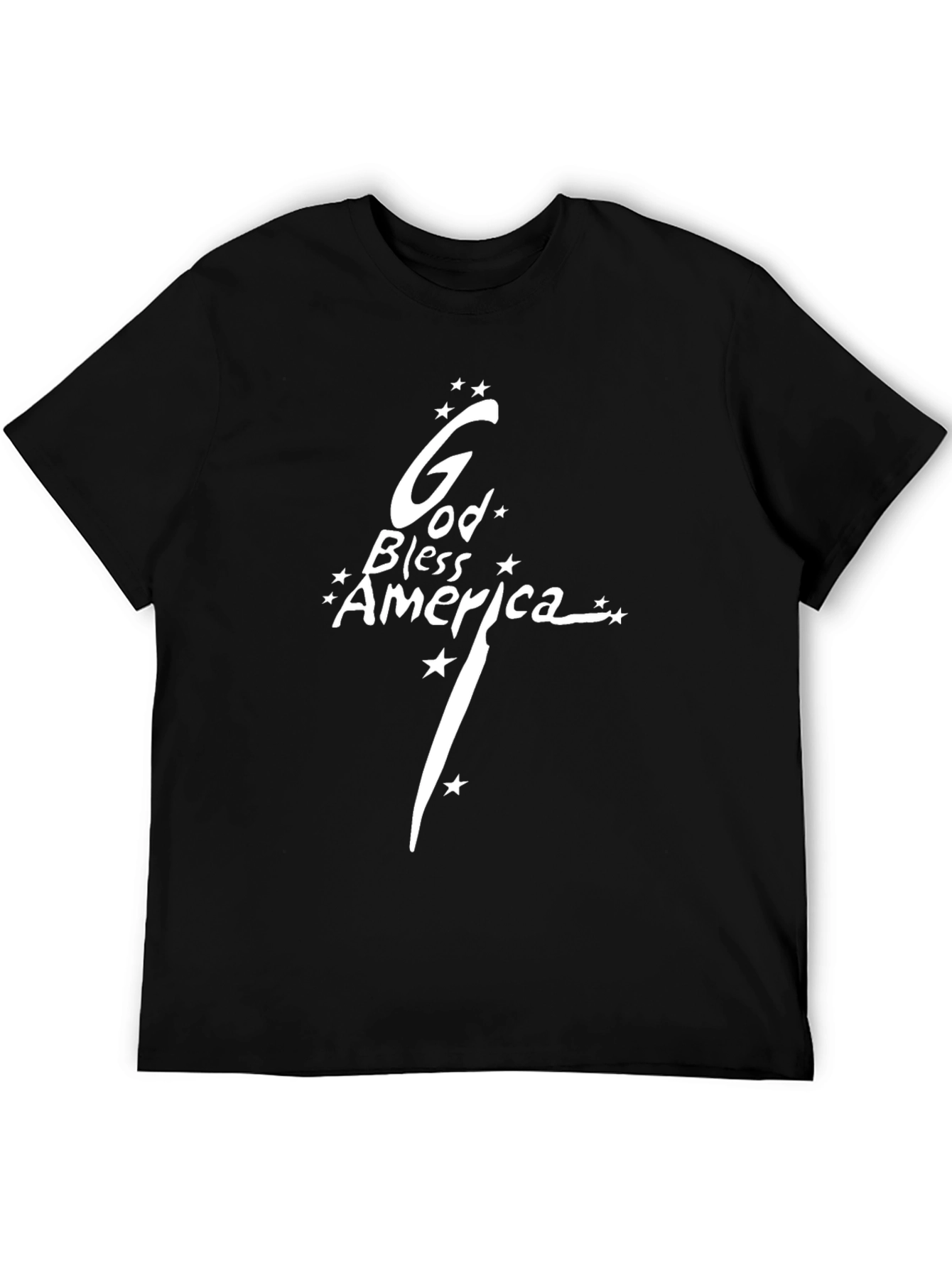 Camiseta Negra: Dios Bendiga América