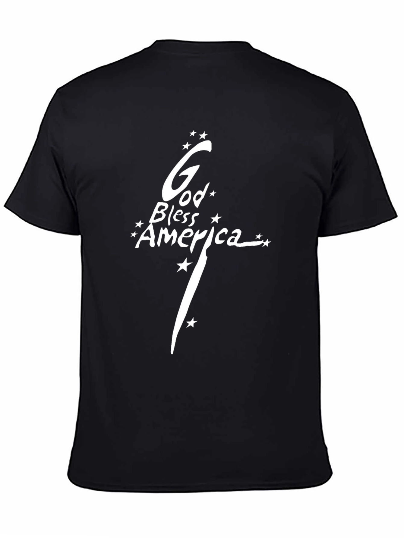 Camiseta Negra: Dios Bendiga América