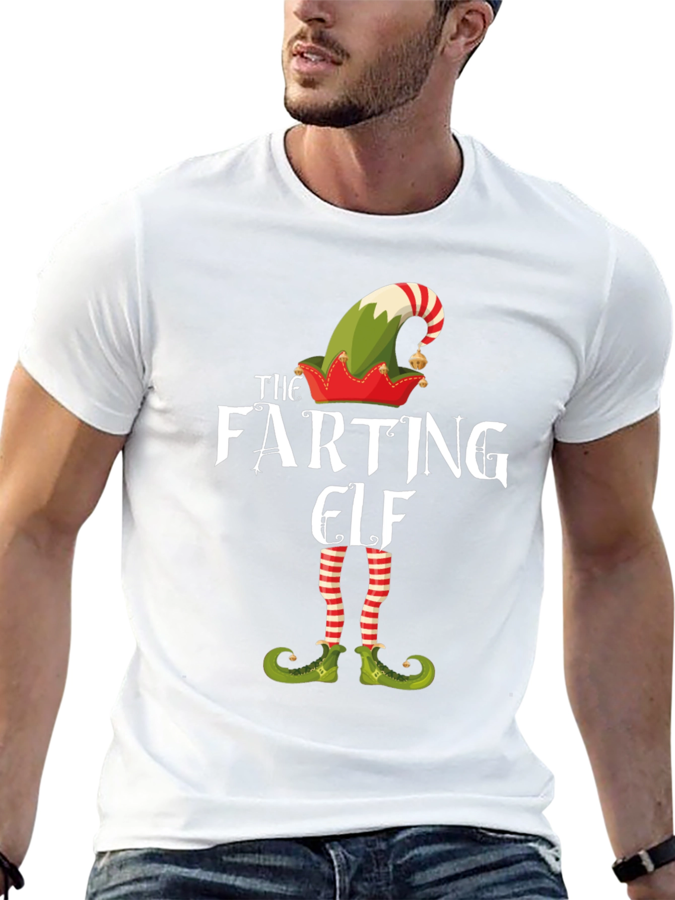 Camiseta Elfo Pedorro Divertida