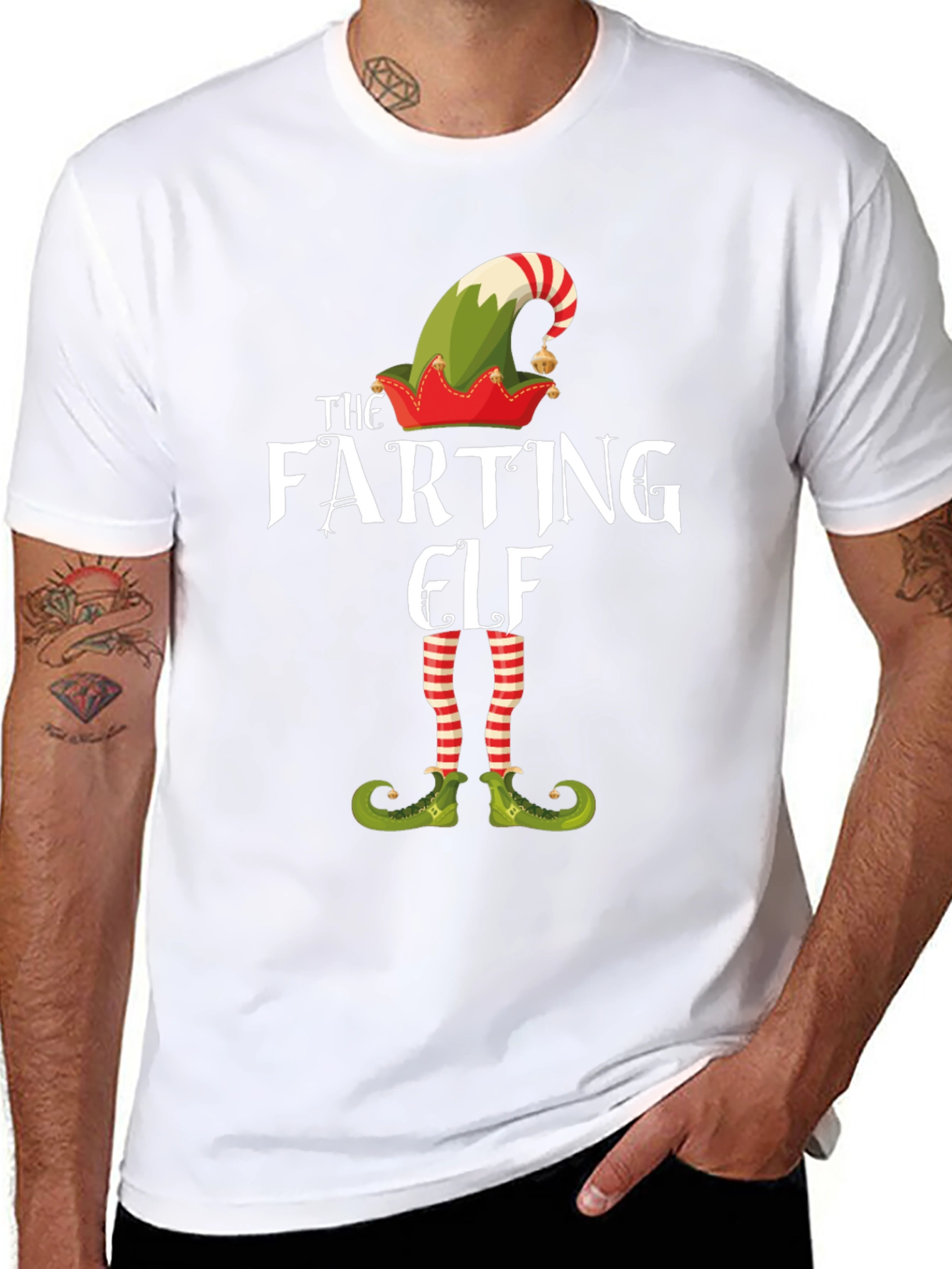 Camiseta Elfo Pedorro Divertida