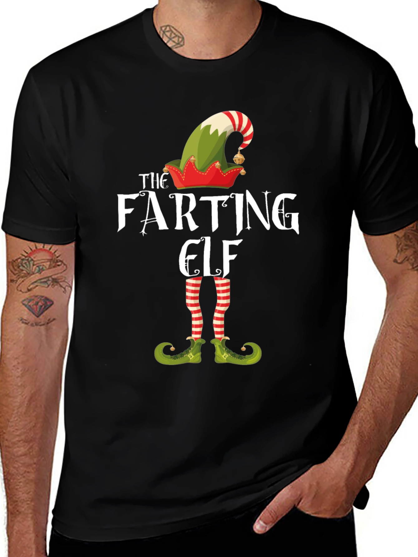 Camiseta Elfo Pedorro Divertida