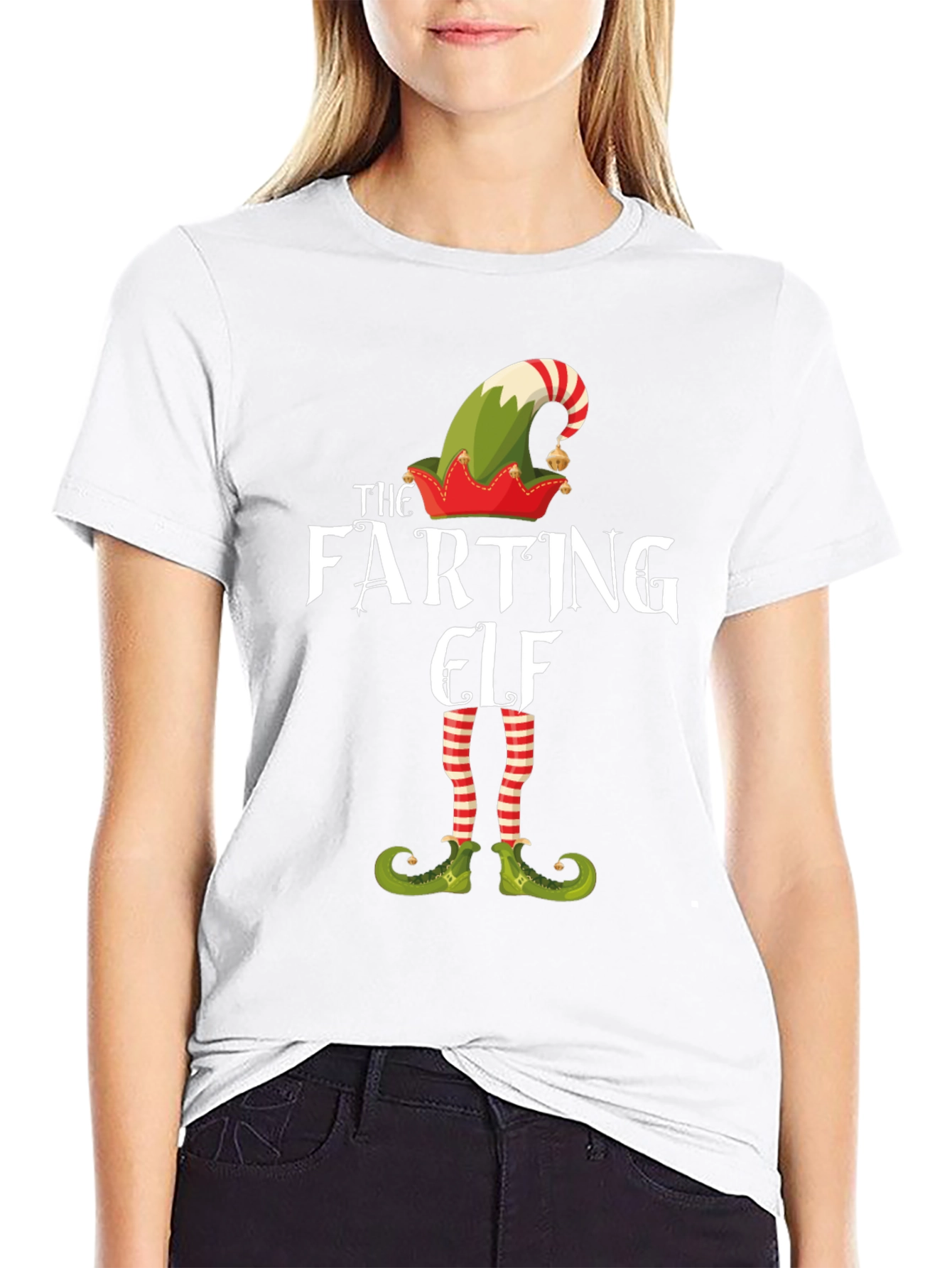 Camiseta Elfo Pedorro Divertida