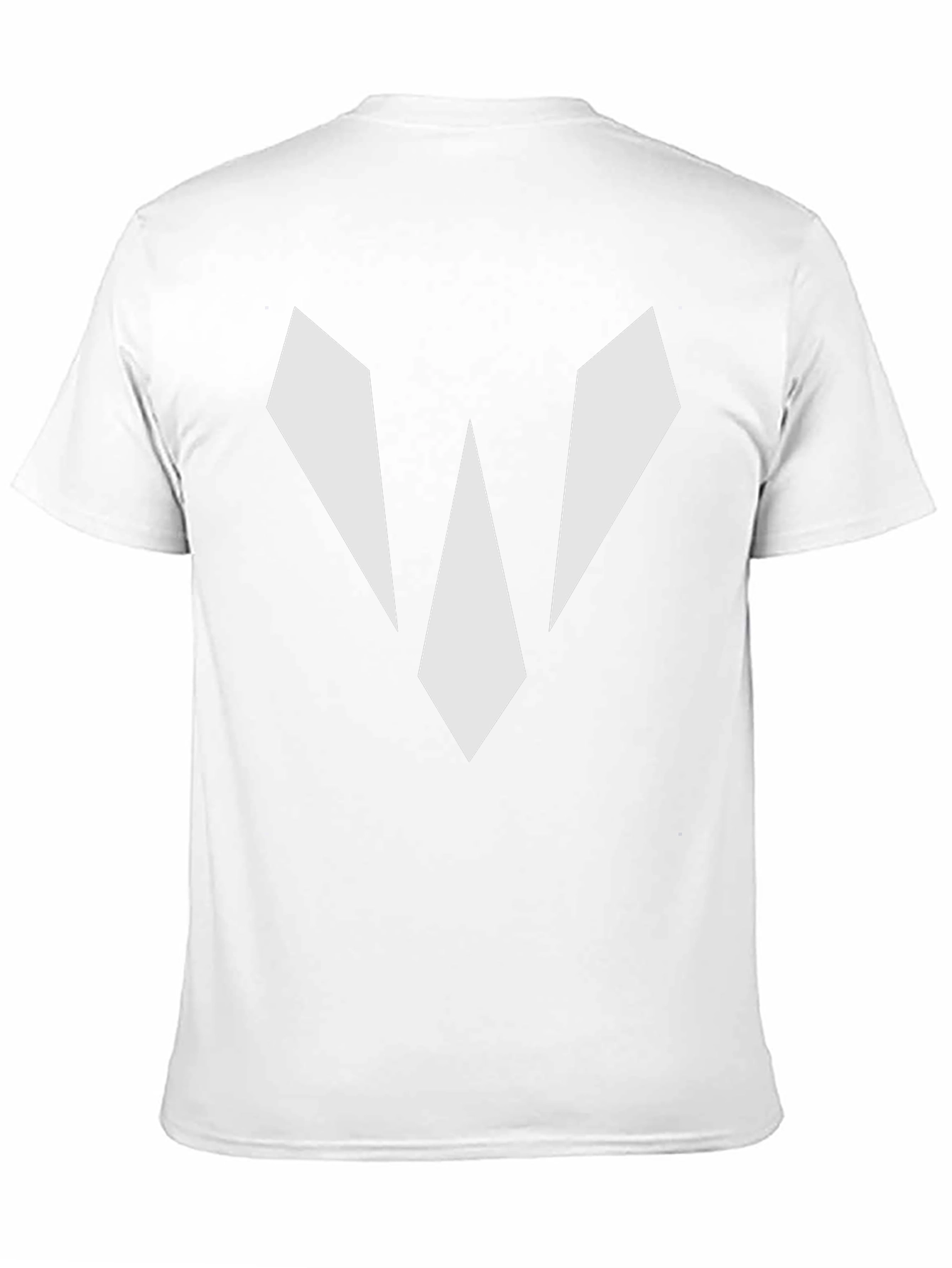 Camiseta Negra con Diseño Abstracto en Blanco