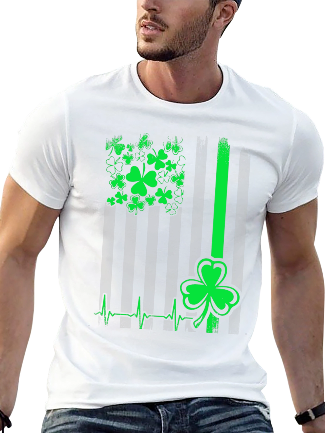 Camiseta Hombre Trébol San Patricio
