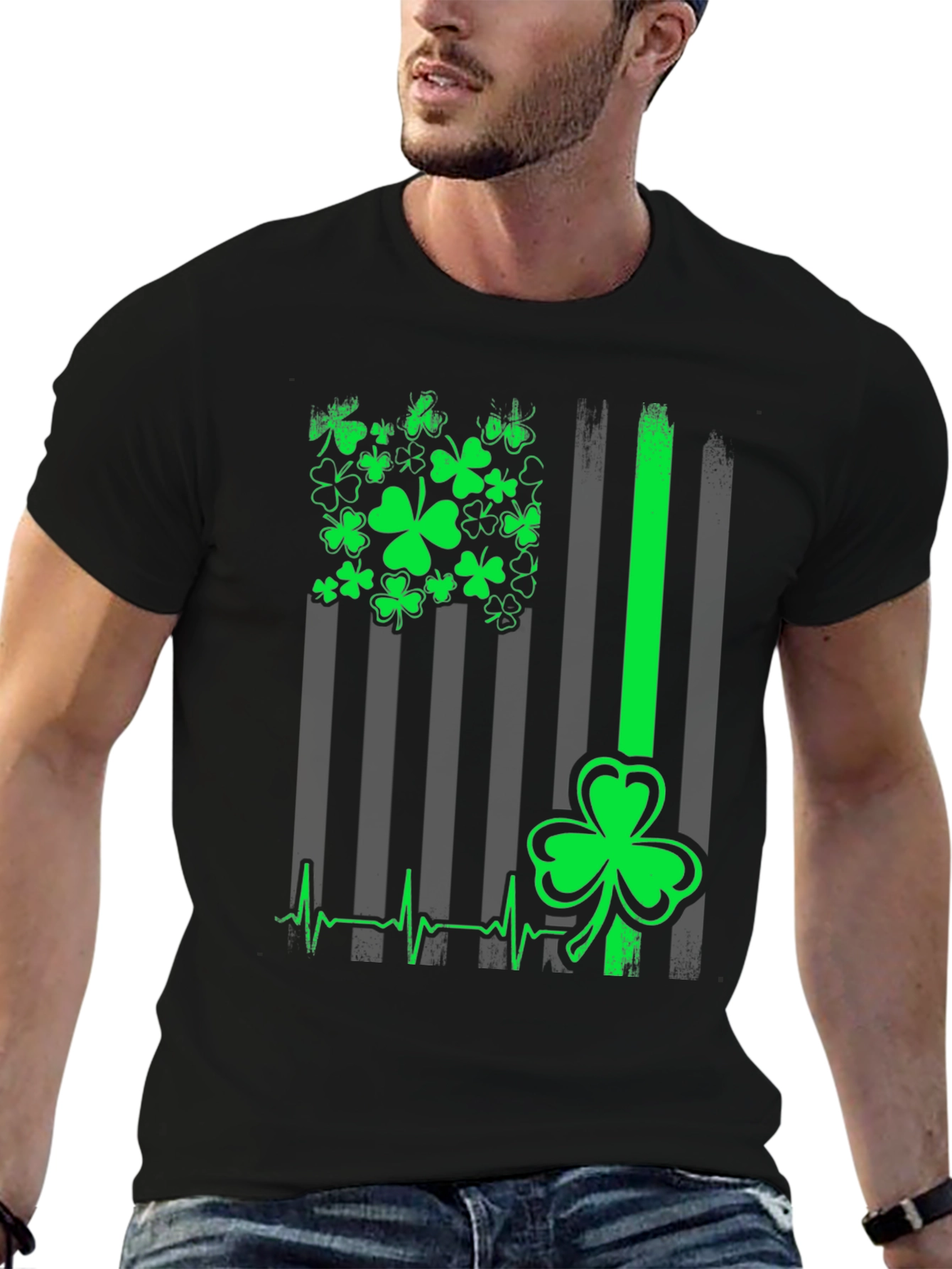 Camiseta Hombre Trébol San Patricio