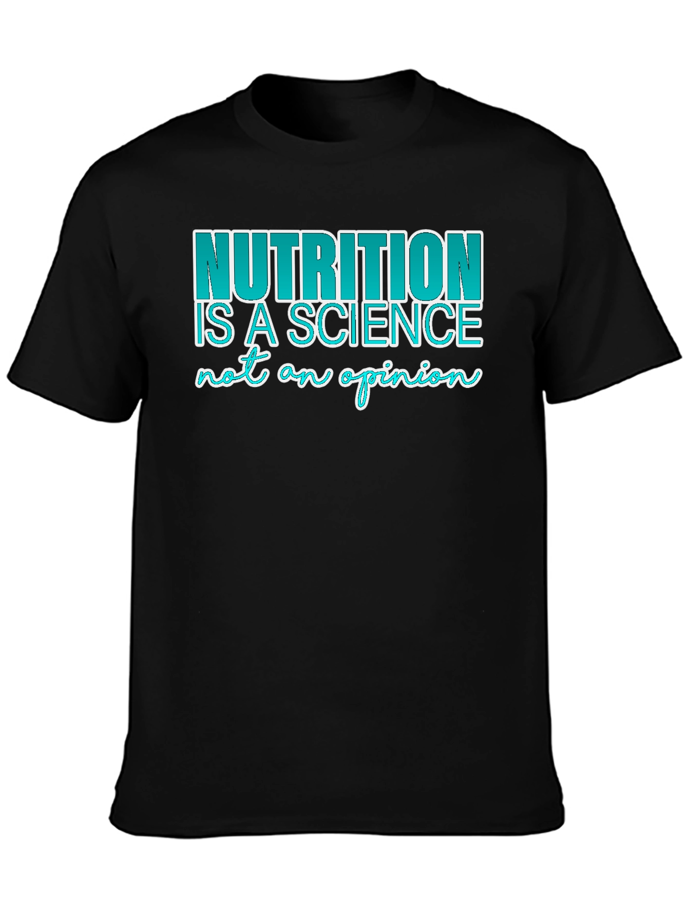 Camiseta Negra: Nutrición Ciencia y Opinión