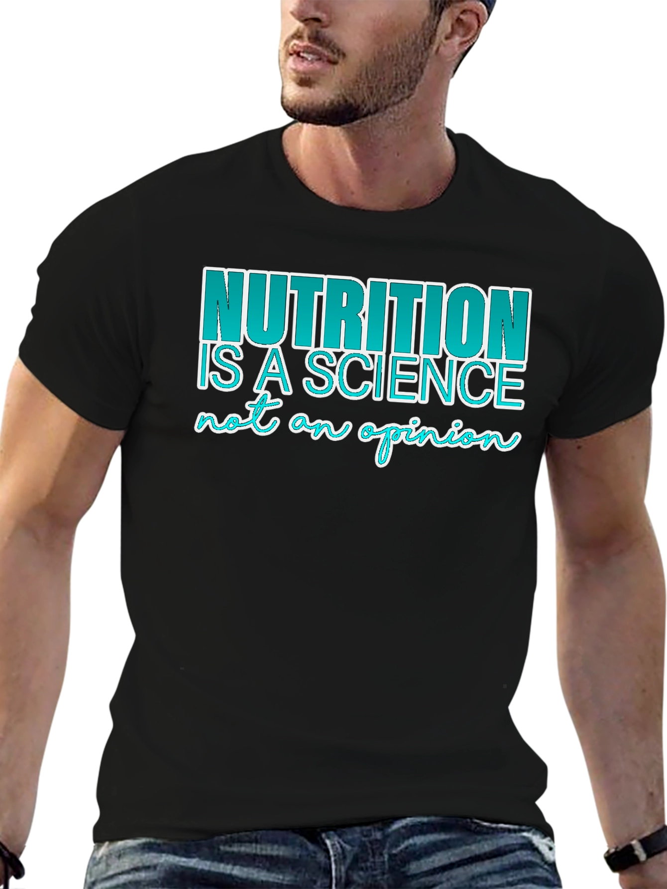 Camiseta Negra: Nutrición Ciencia y Opinión