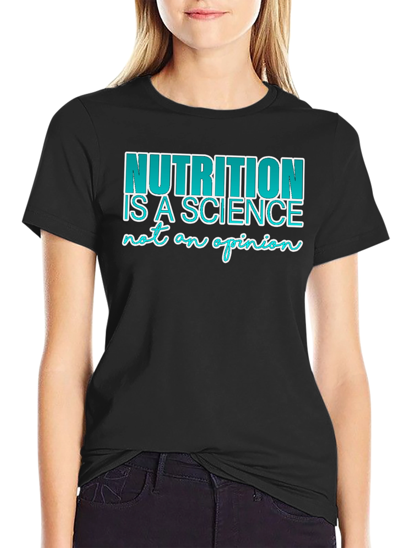 Camiseta Negra: Nutrición Ciencia y Opinión