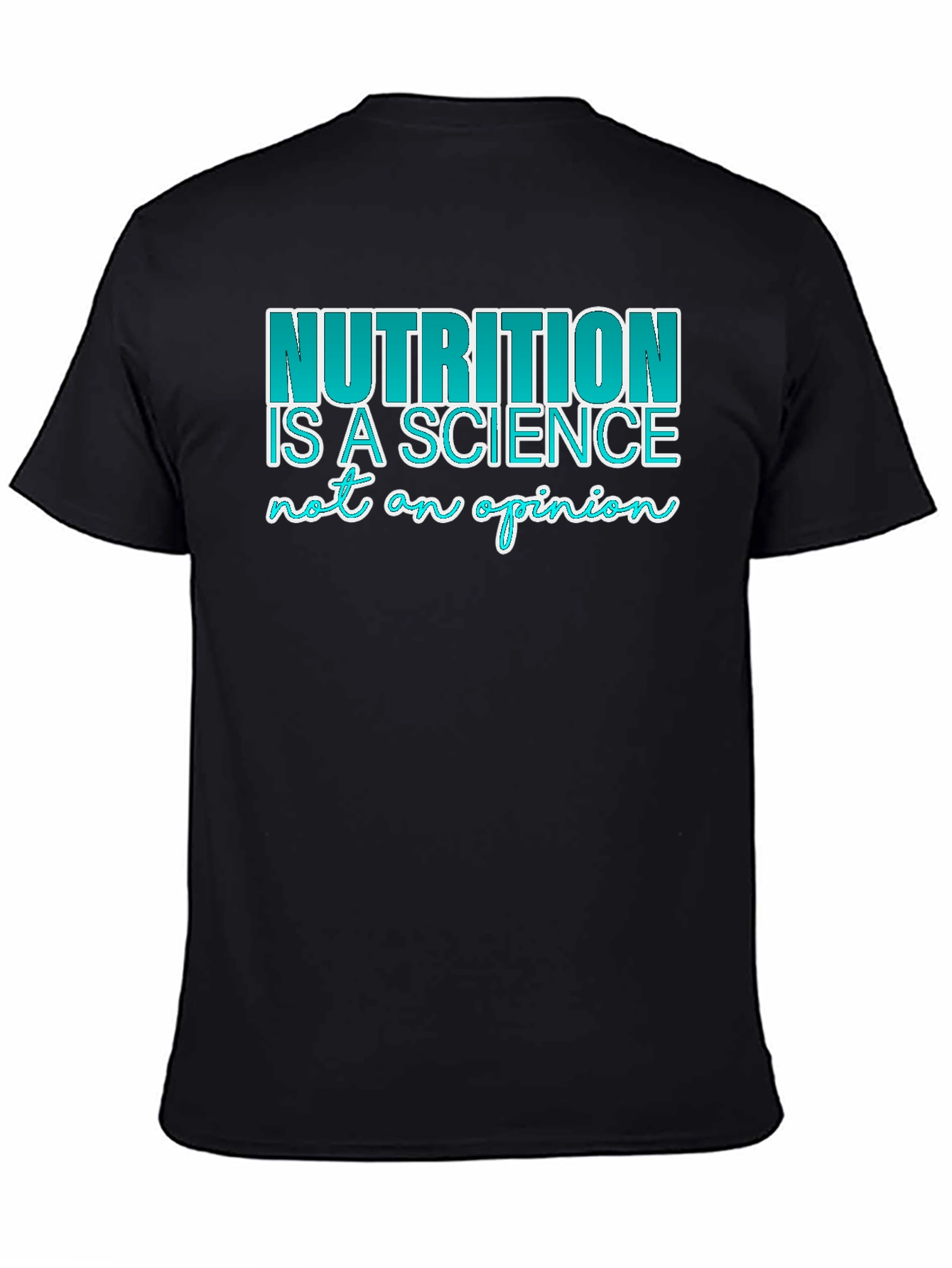 Camiseta Negra: Nutrición Ciencia y Opinión